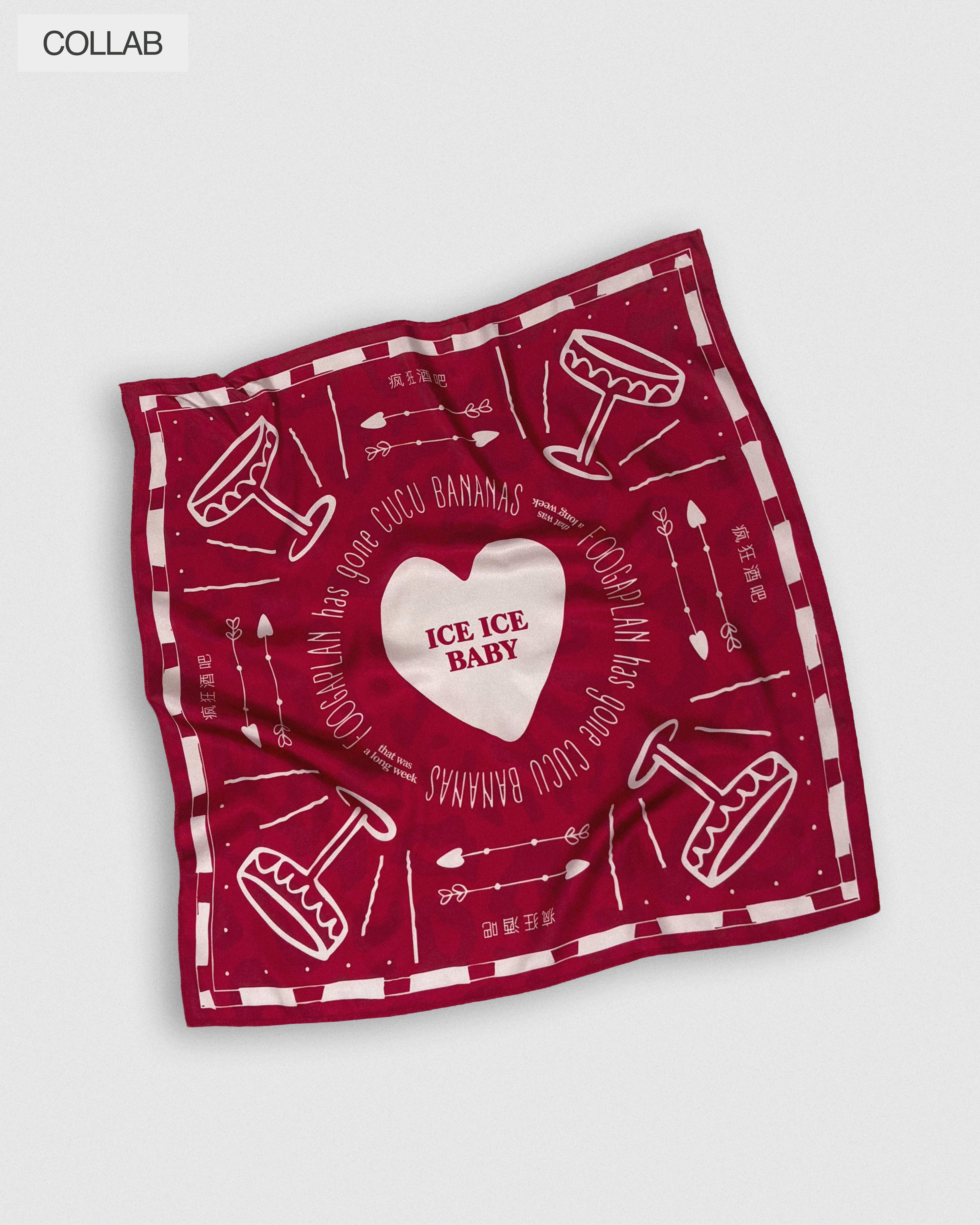 Bandana - Ice Ice Baby (FOOGAPLAN X CUCU BANANAS)