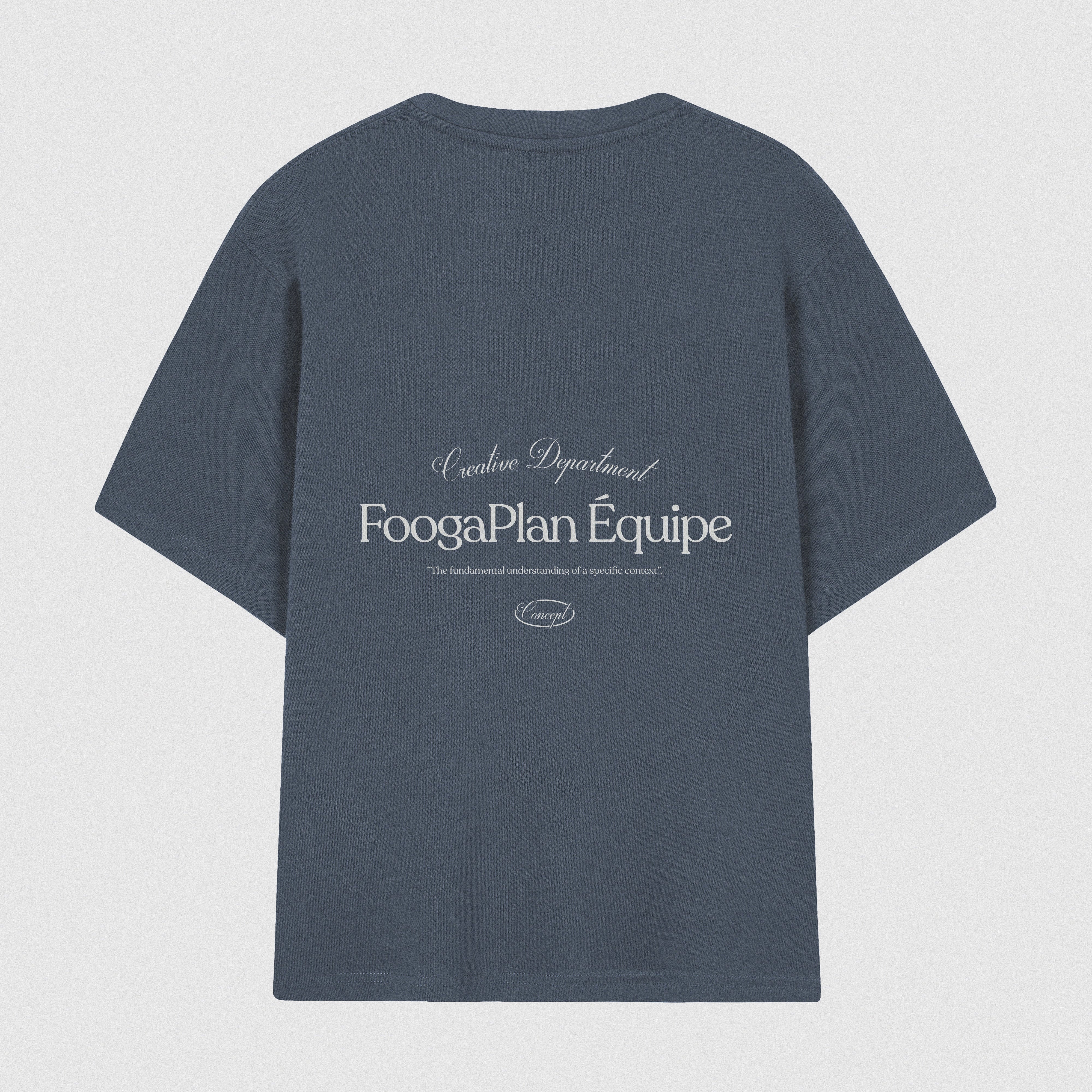 Camiseta Equipe FoogaPlan gris moda relaxed fit