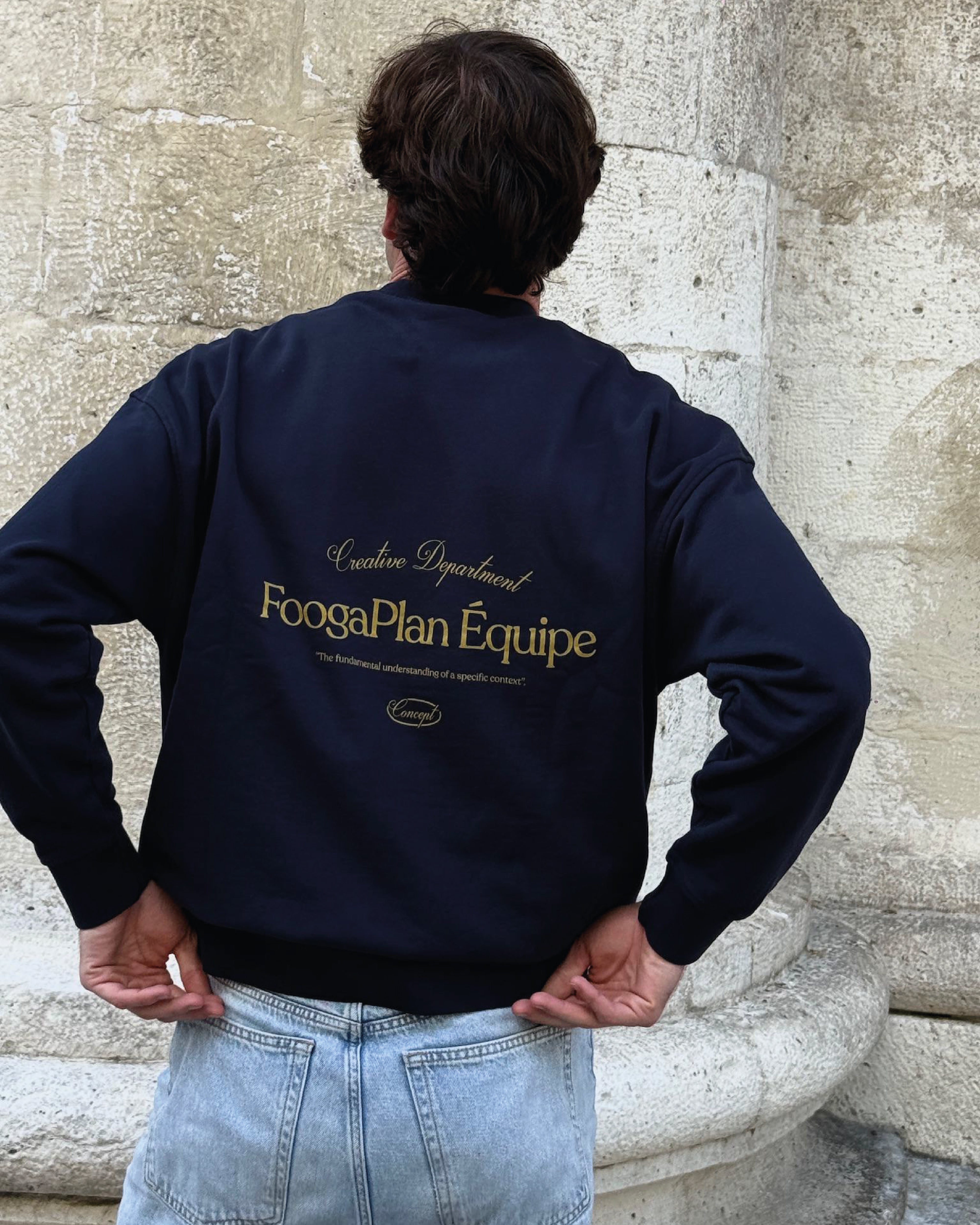 Crewneck Équipe Navy