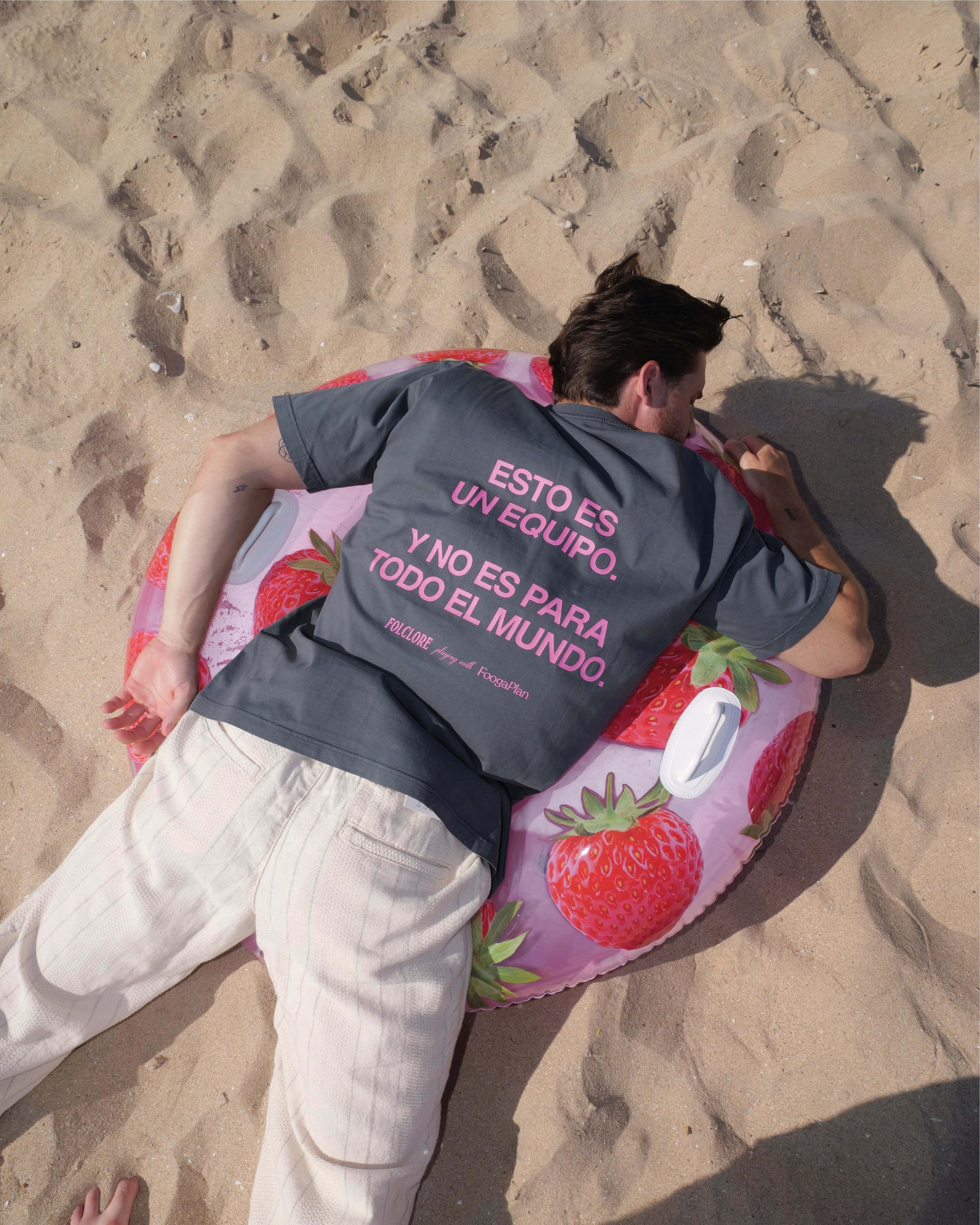 Camiseta Folclore Équipe FoogaPlan x Folclore - modelo streetwear relaxed fit algodón