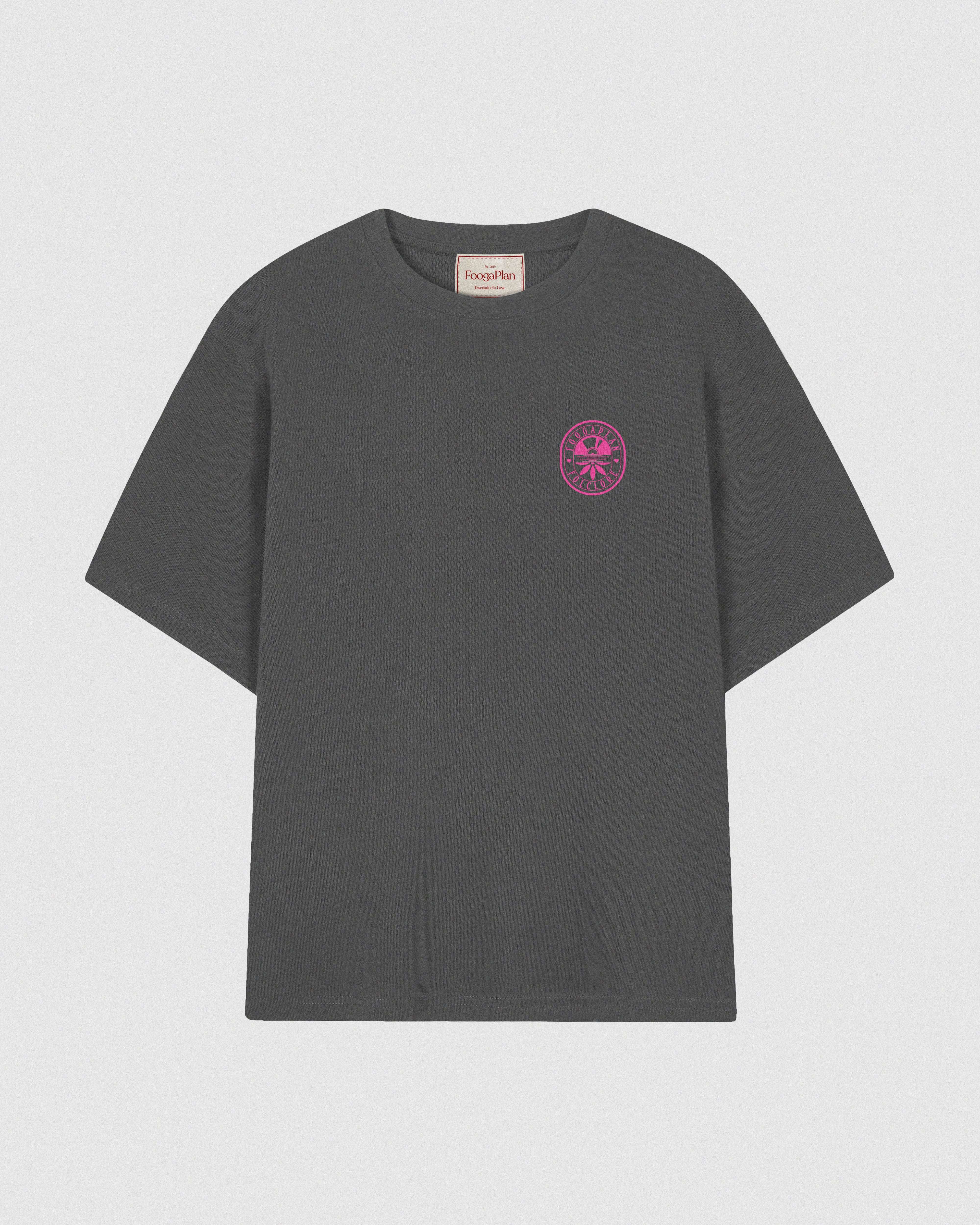 Camiseta relaxed fit Folclore Équipe - vista frontal algodón premium FoogaPlan x Folclore