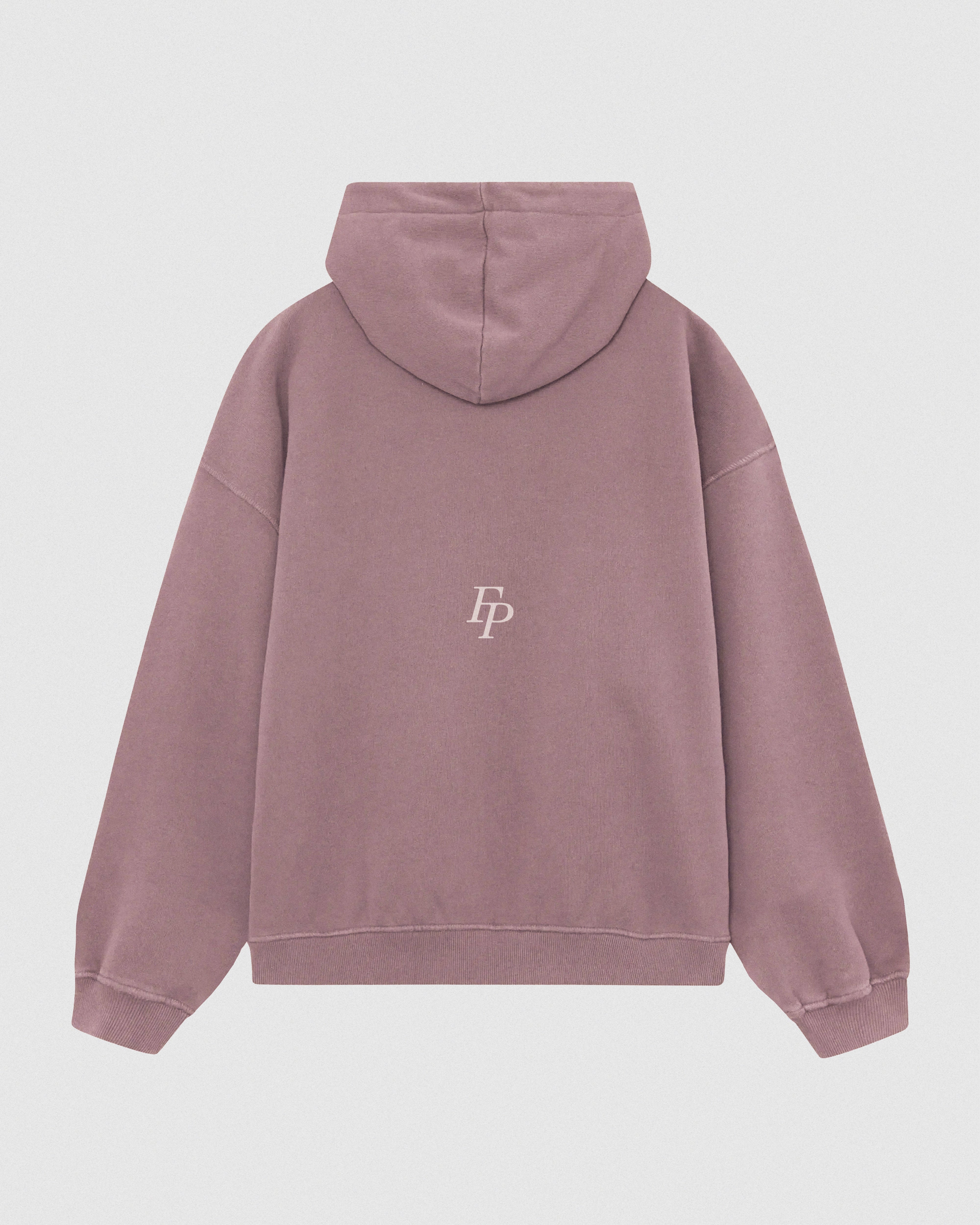 sudadera hoodie capucha rosa serigrafía algodón foogaplan unisex