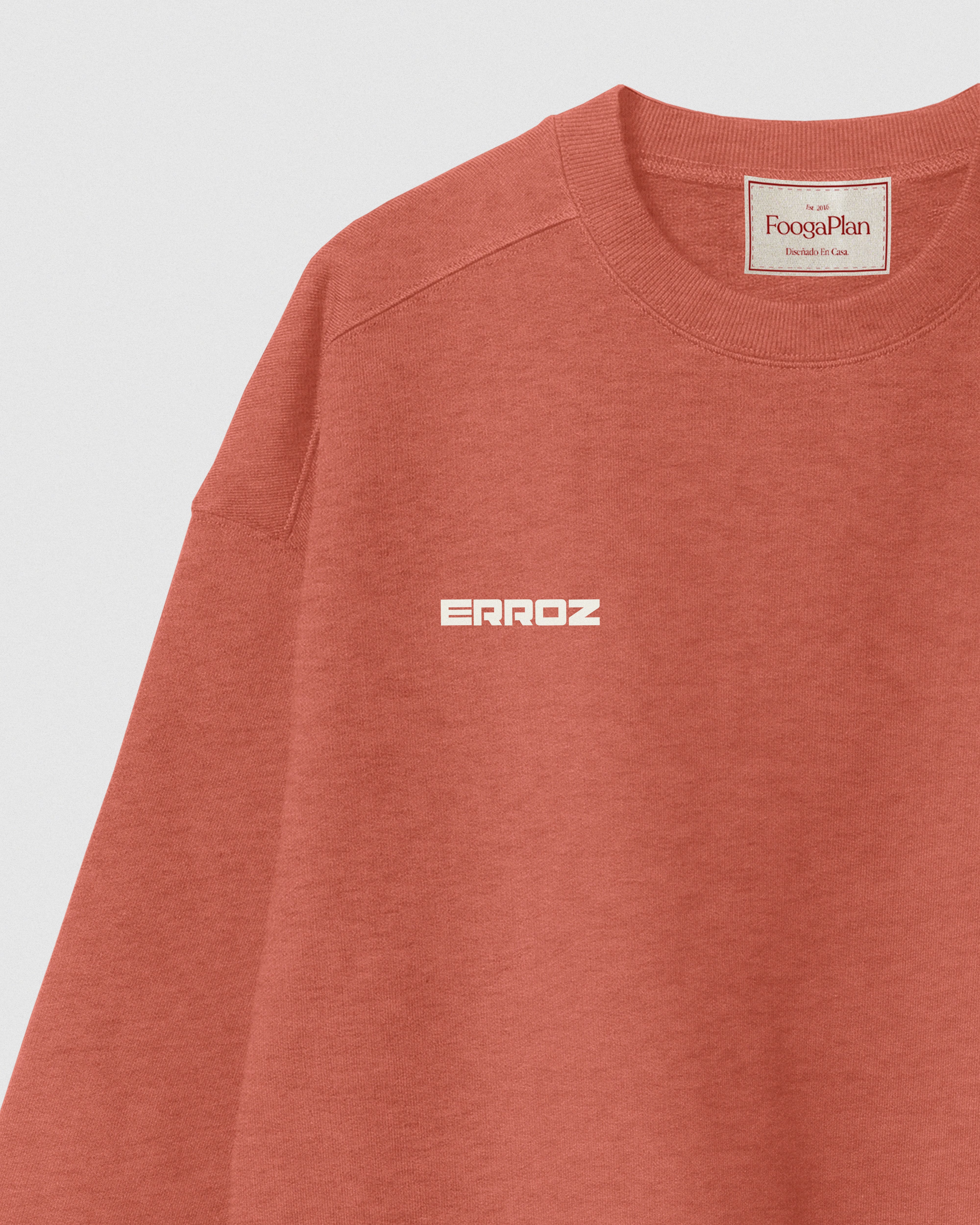 Sudadera Crewneck Fine Wine FoogaPlan x Pablo Erroz x Emilio Moro - vista frontal oversized algodón