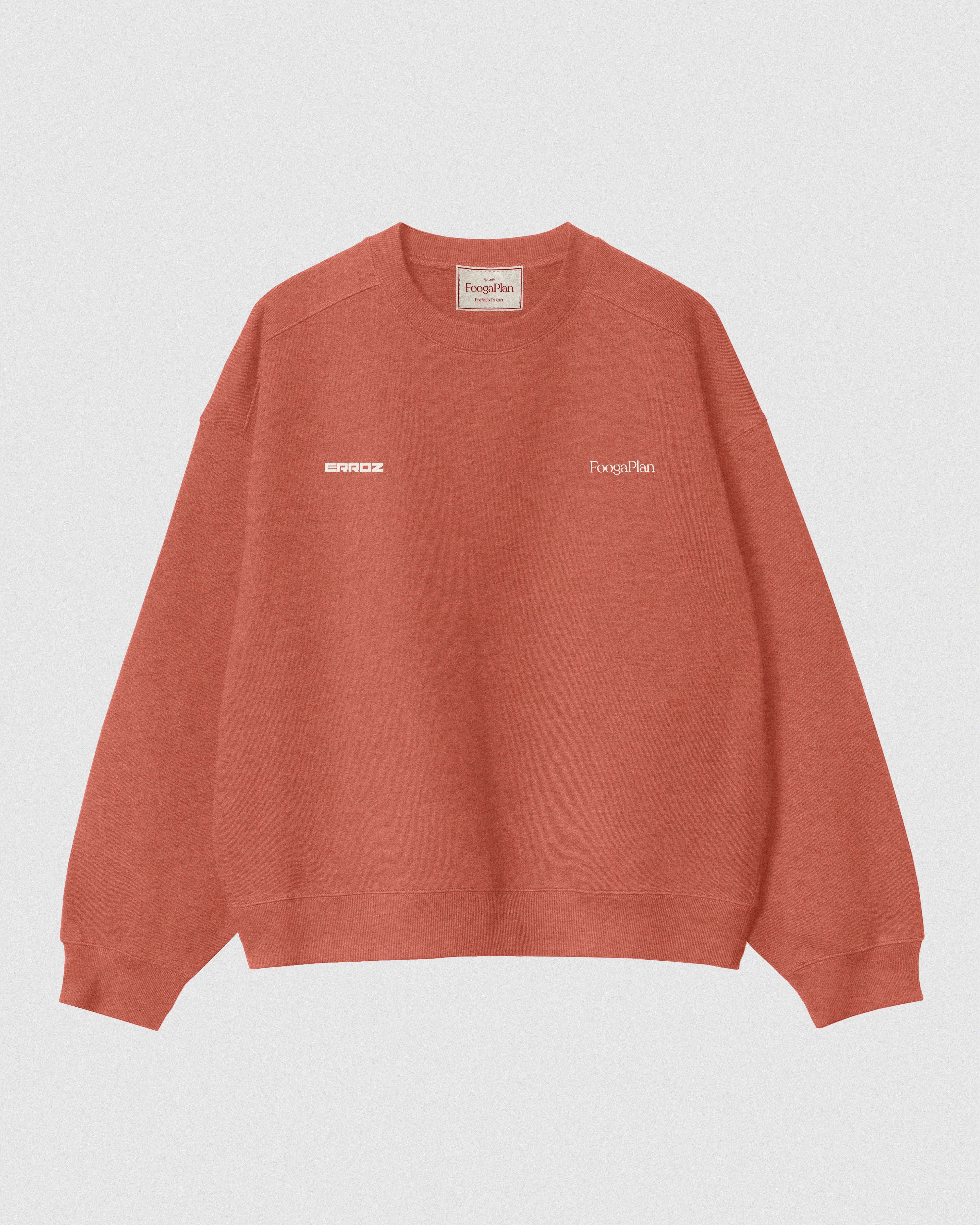 Sudadera oversized Fine Wine - vista lateral colaboración vino FoogaPlan Emilio Moro