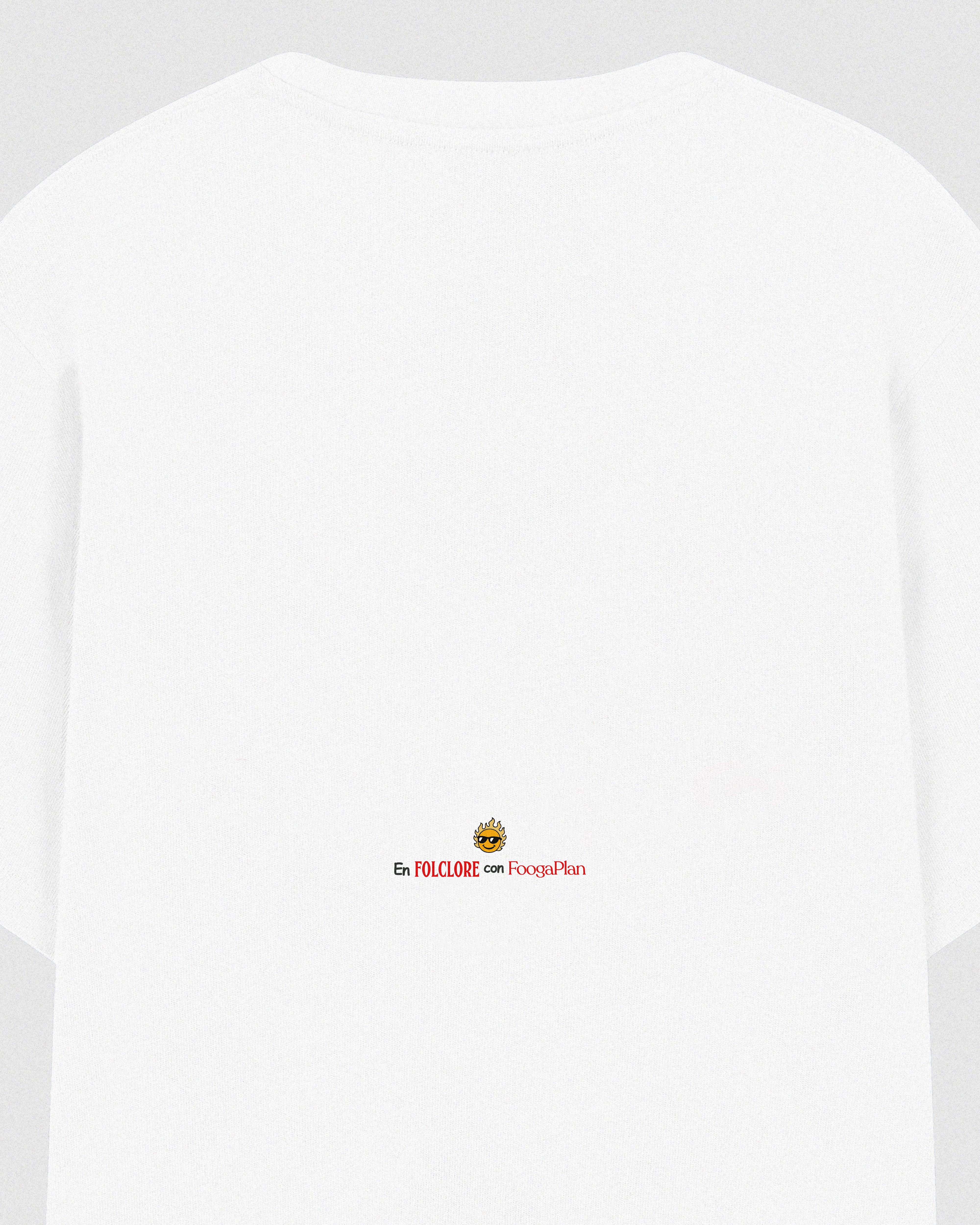 camiseta blanca foogaplan 100% algodon Typical Spanish relaxed fit
