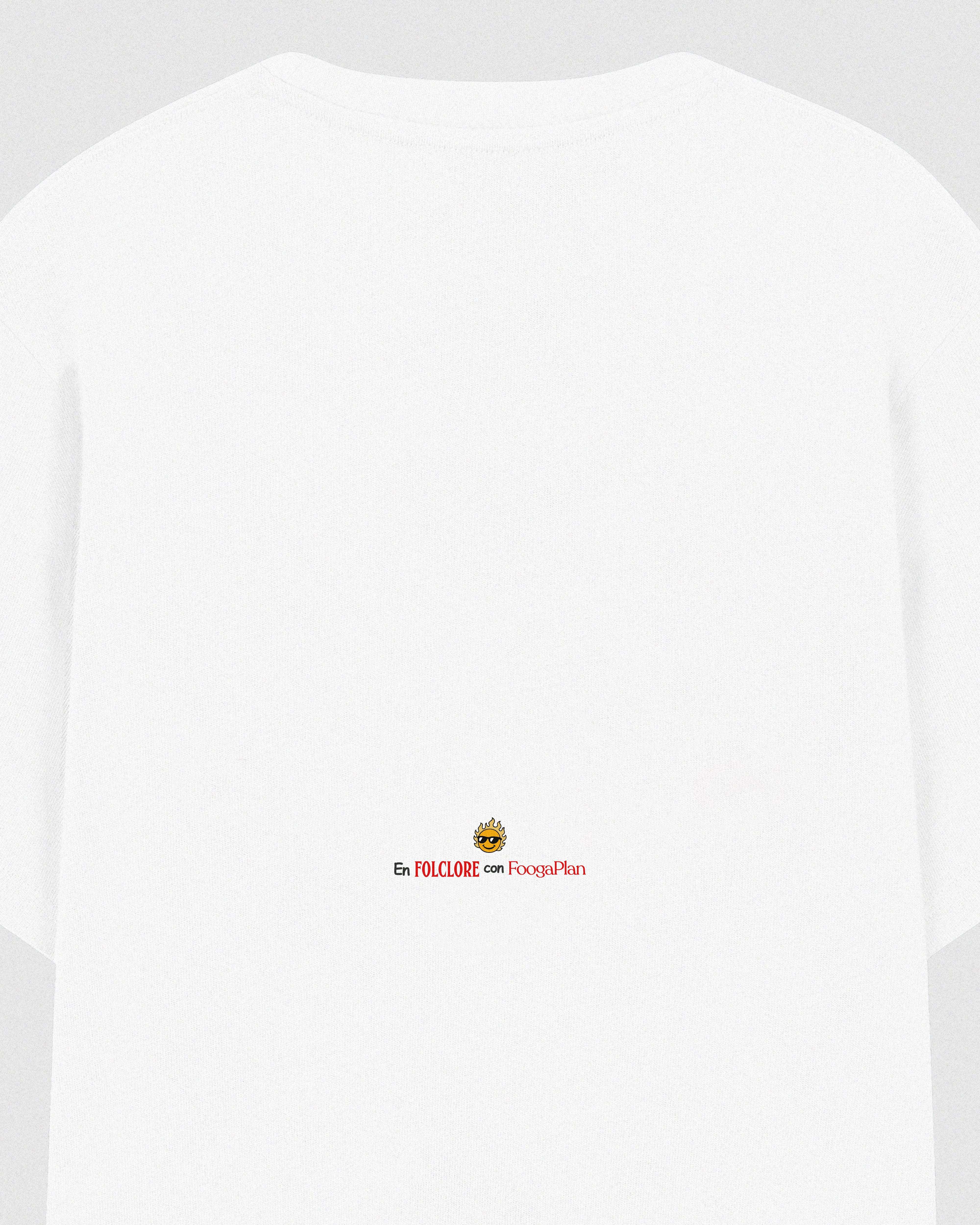Detalle estampado trasero camiseta Typical Spanish - bestseller FoogaPlan x Folclore