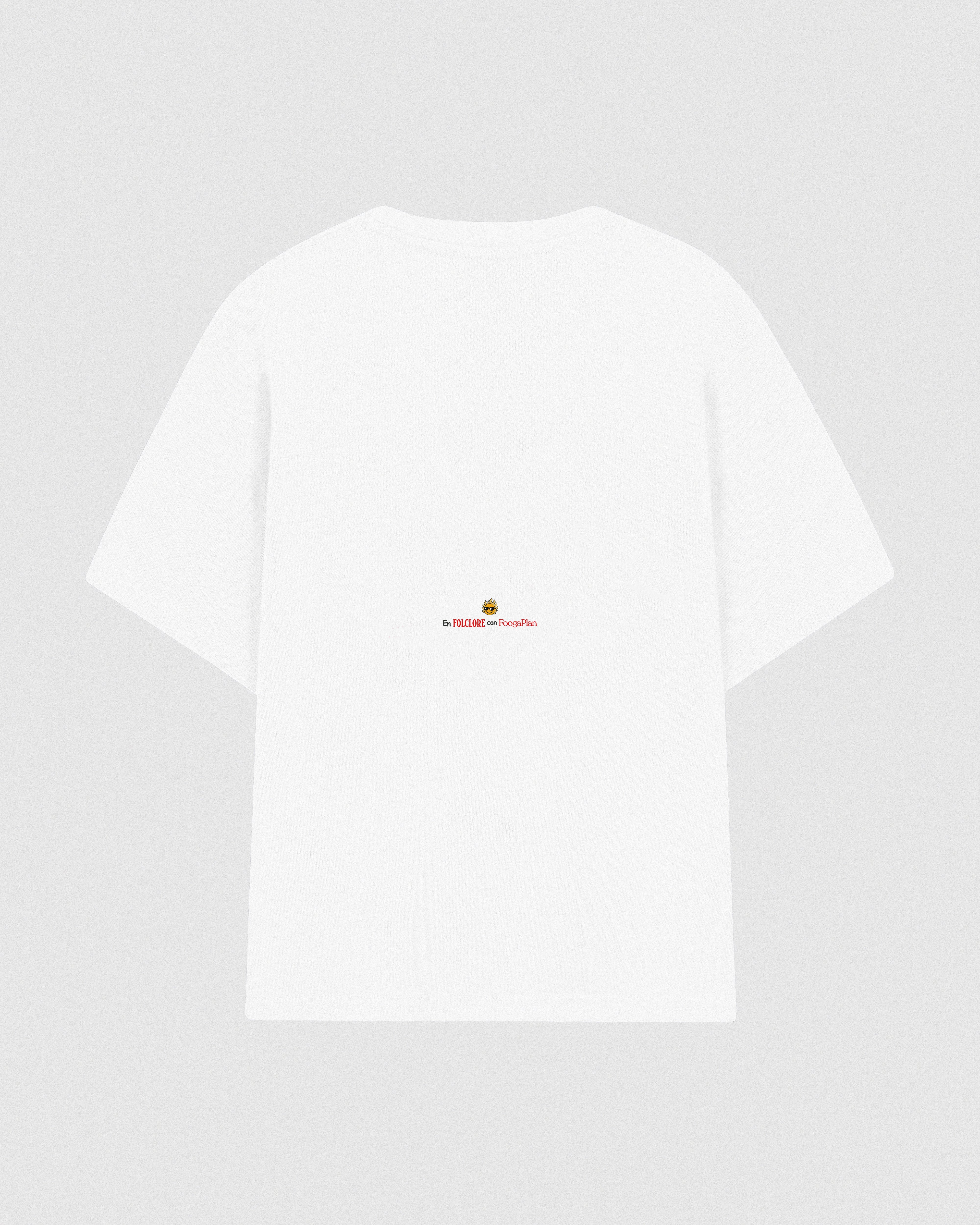 camiseta blanca foogaplan 100% algodon Typical Spanish relaxed fit