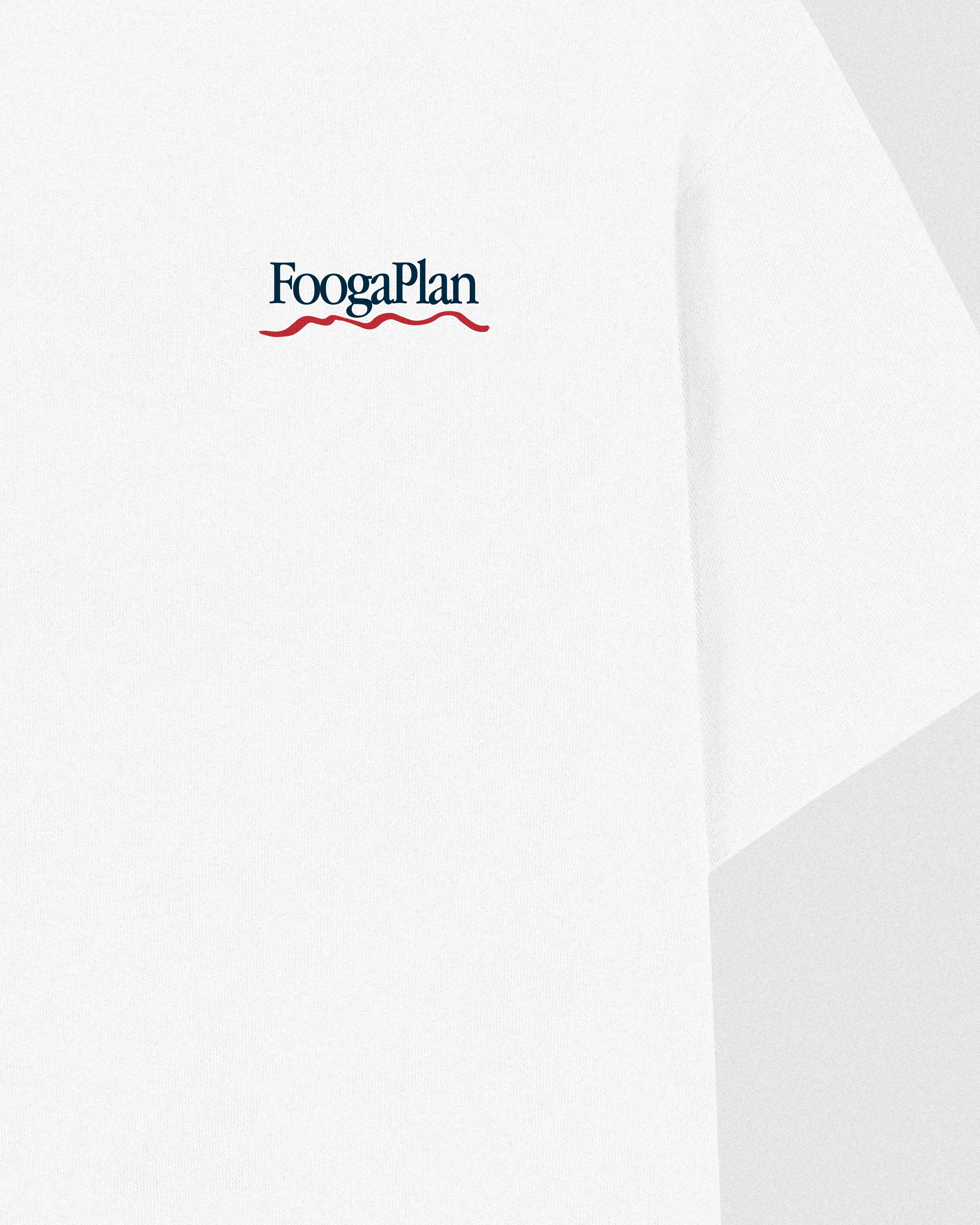 Detalle frontal camiseta El Puerto blanca - Serigrafía de calidad sobre algodón 100%