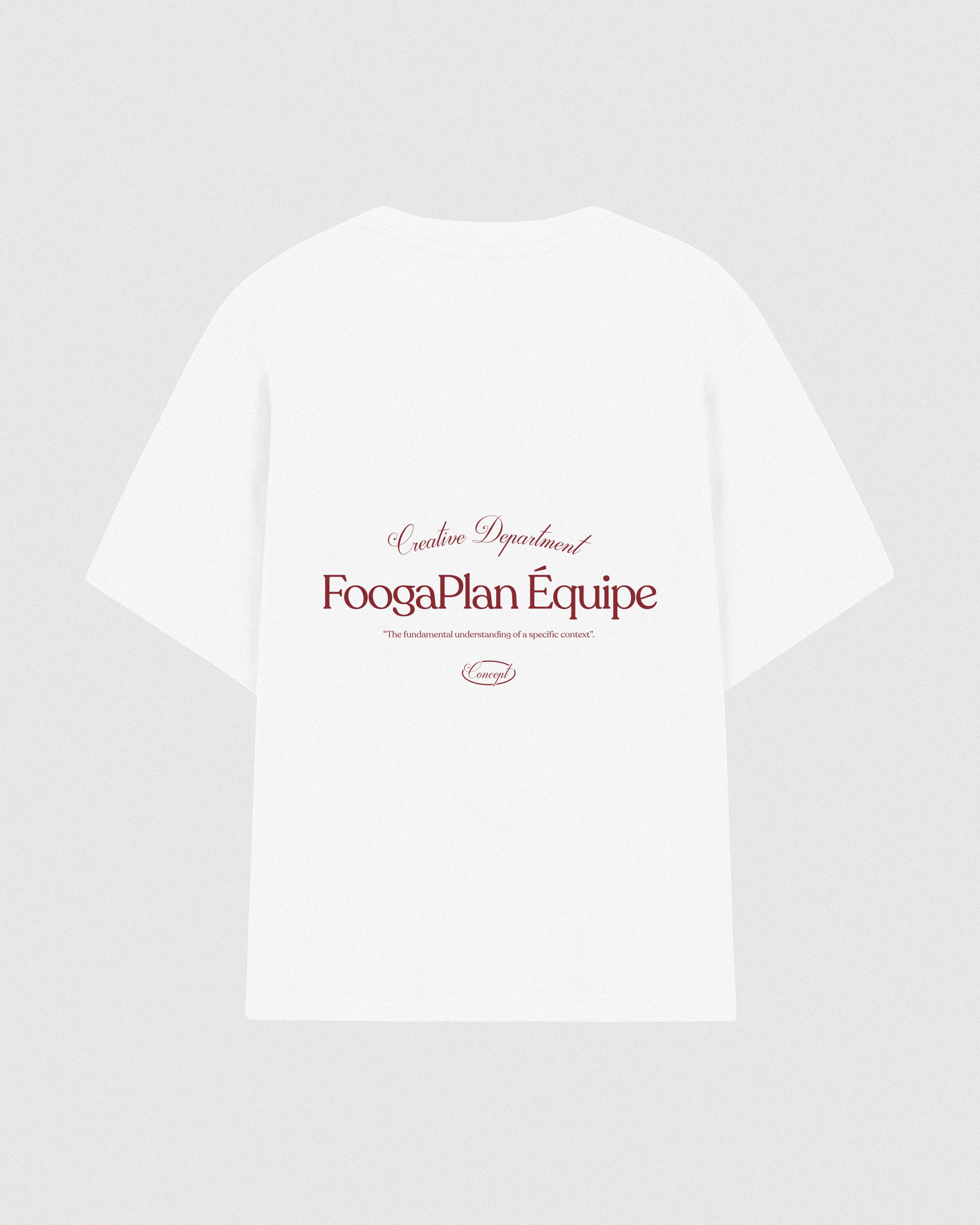 Camiseta Équipe Burdeos FoogaPlan - vista trasera bestseller esto es un equipo