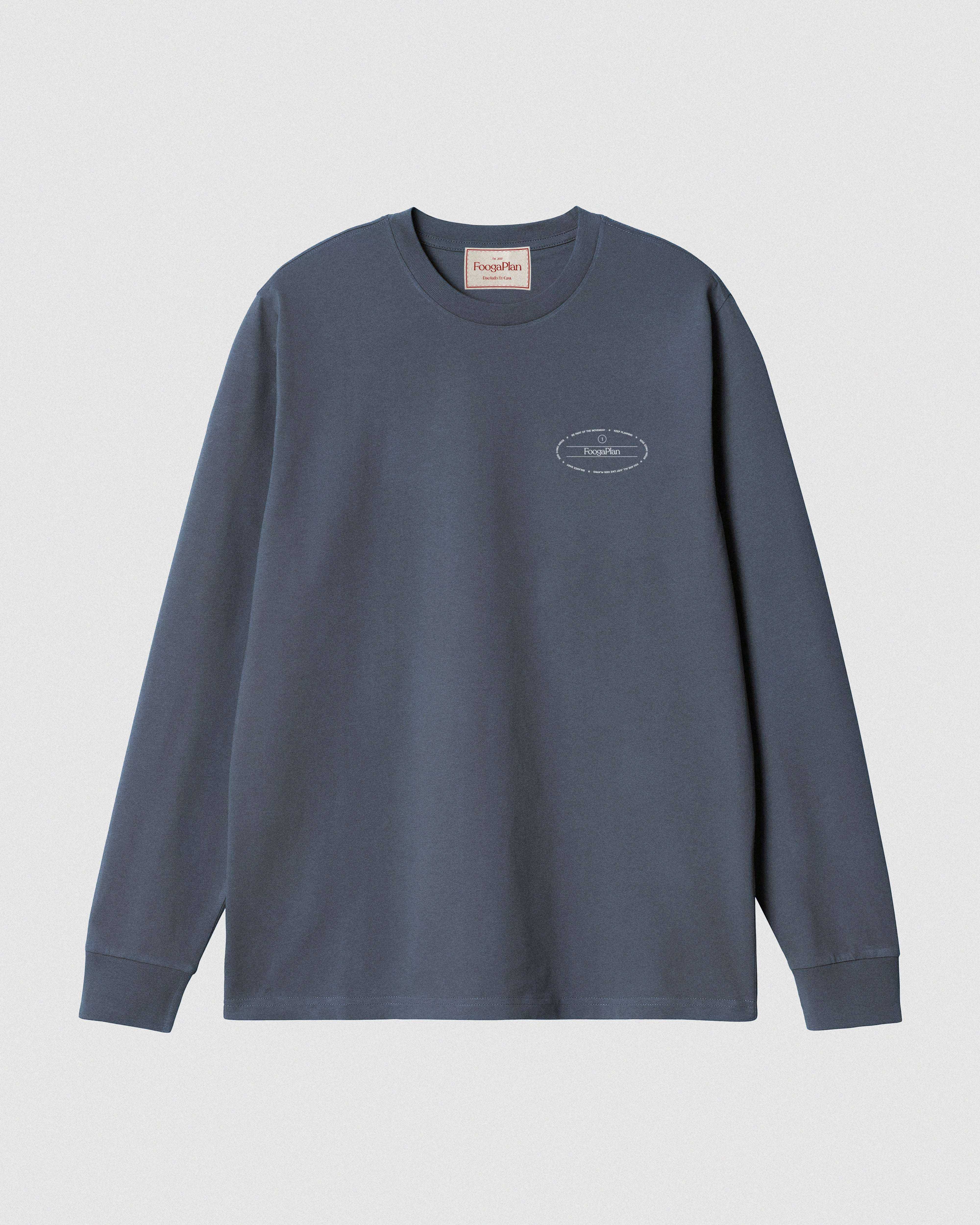 Camiseta It's called balance blanca - Vista trasera mostrando el diseño completo