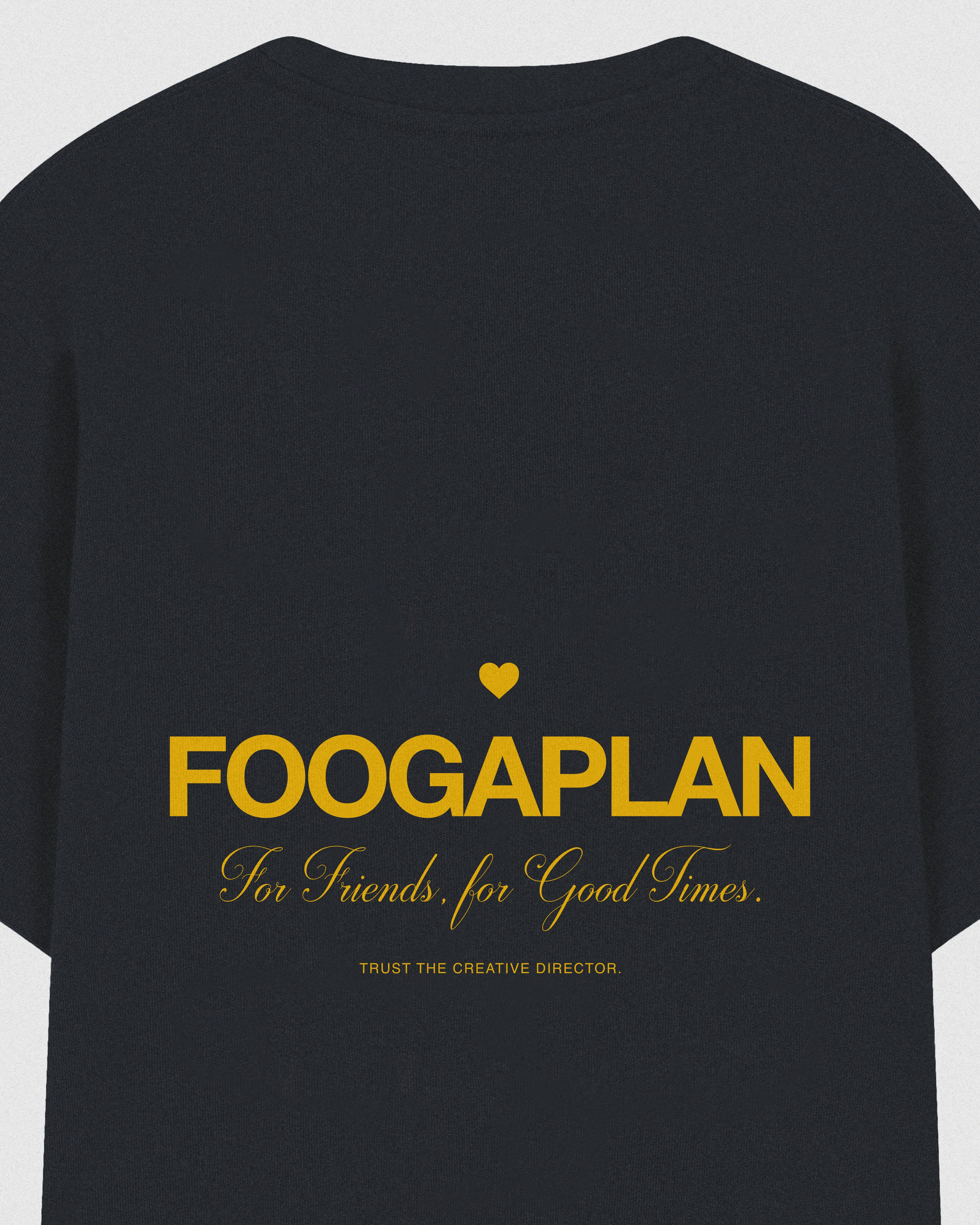 camiseta manga corta azul marino navy serigrafía algodón foogaplan unisex