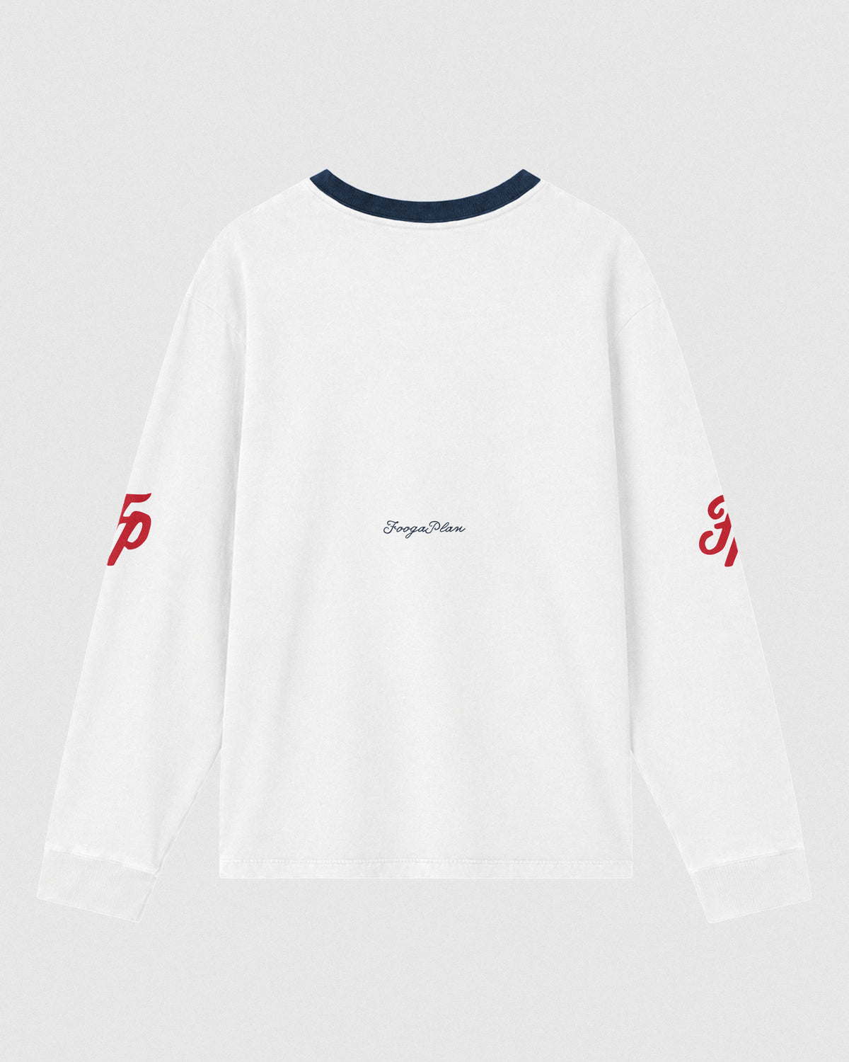 T-shirt Pitlane Long-Sleeve blanc FoogaPlan - vue de dos
