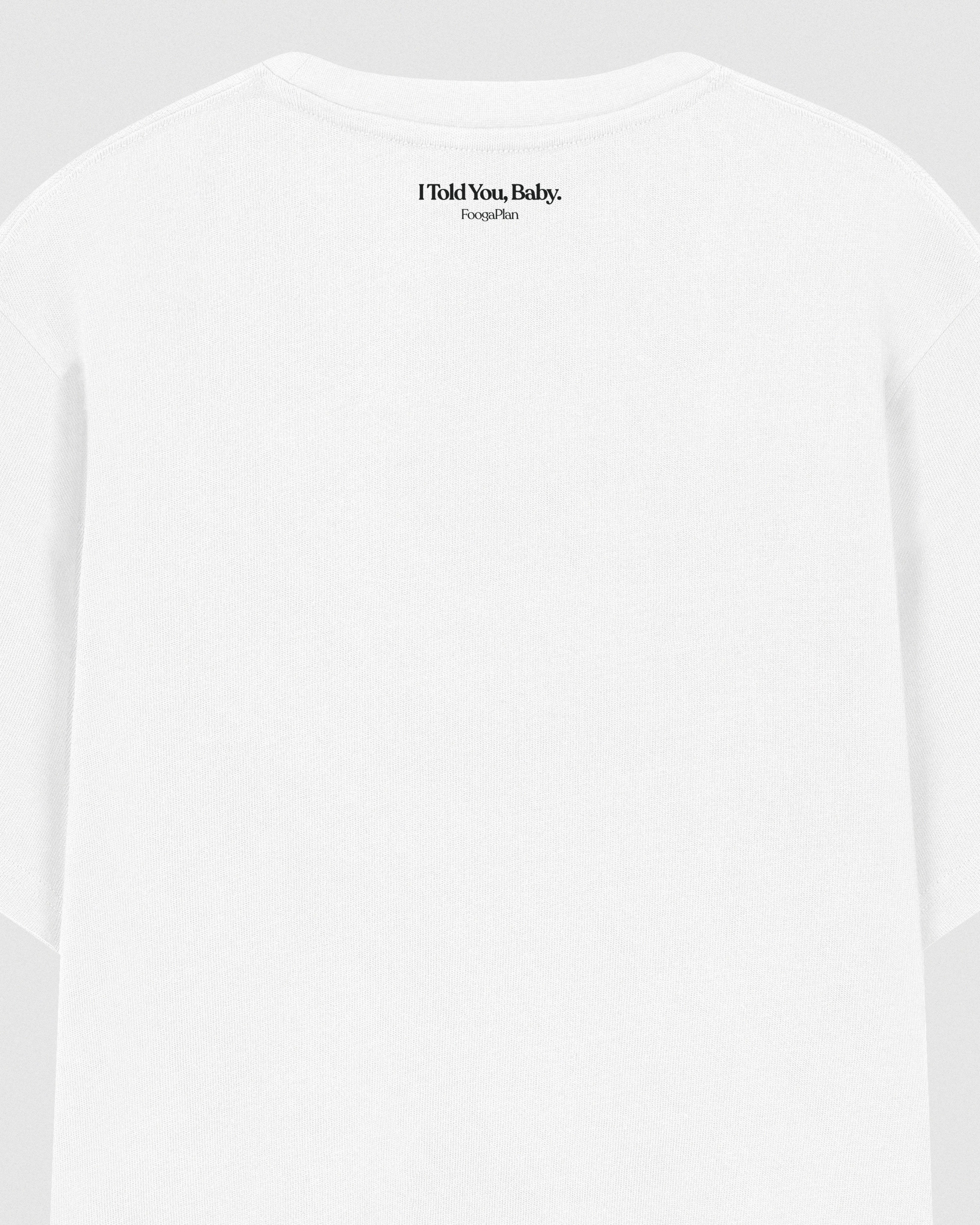 Camiseta The Club KID blanco FoogaPlan - vista detalle trasera