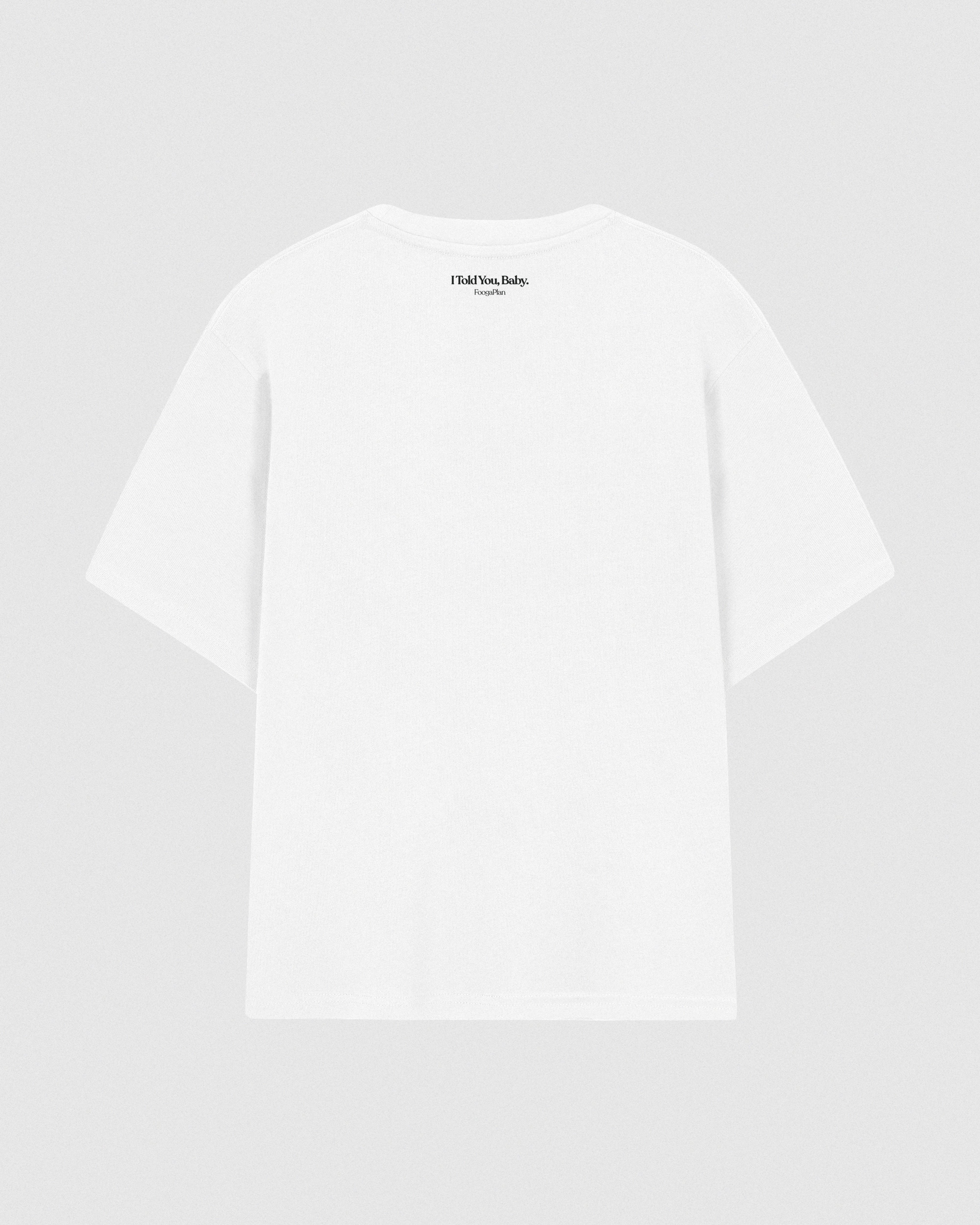 Camiseta The Club KID blanco FoogaPlan - vista trasera