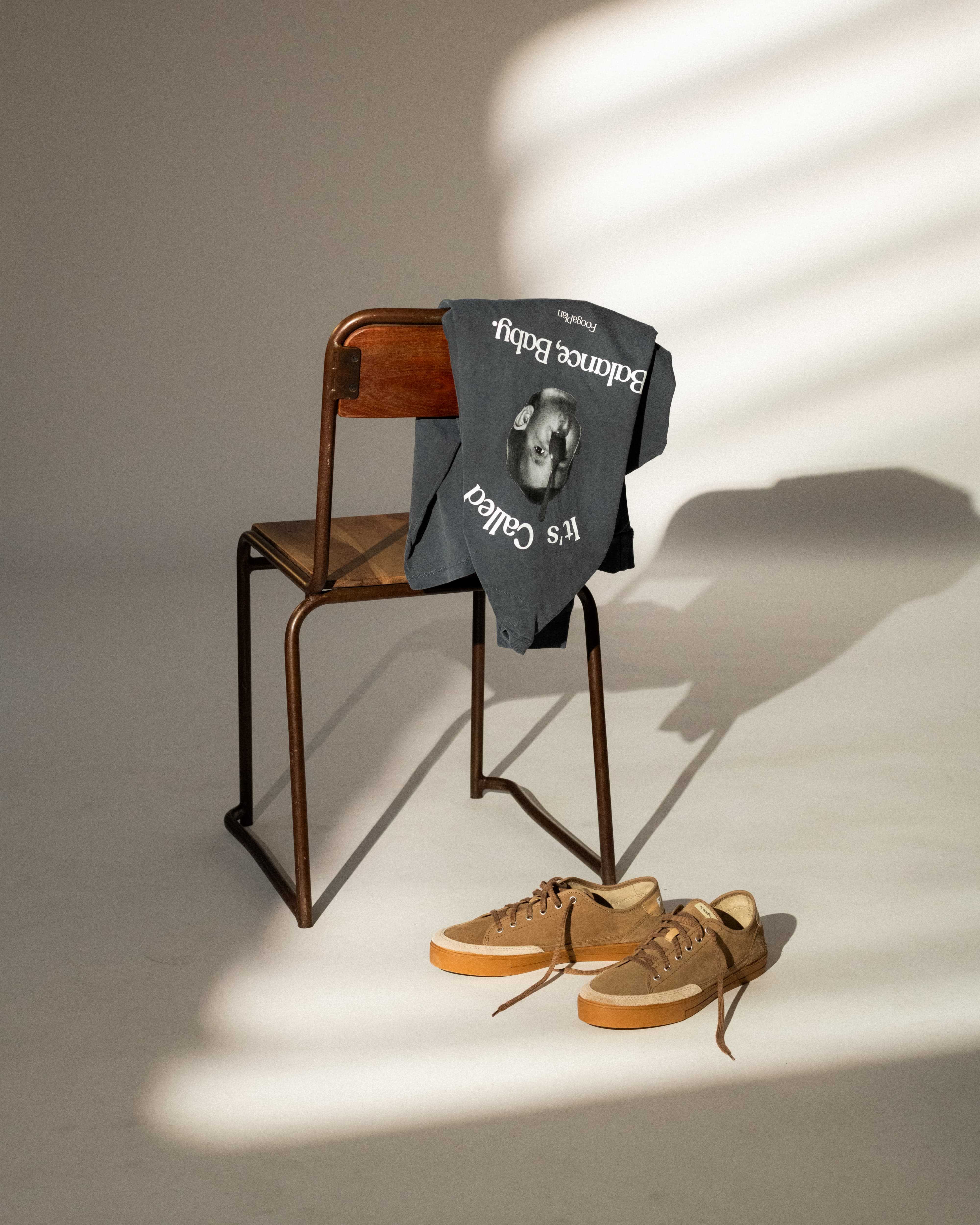 Camiseta It's called balance - Detalle del estampado y calidad del tejido