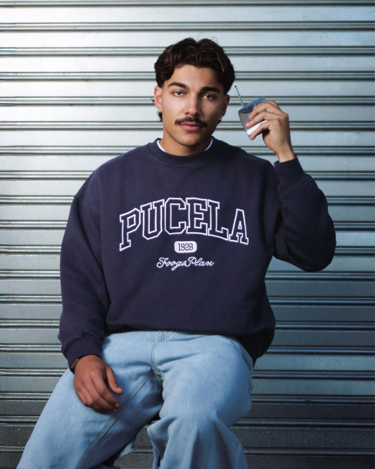 1928 Navy Crewneck (FoogaPlan x Real Valladolid)