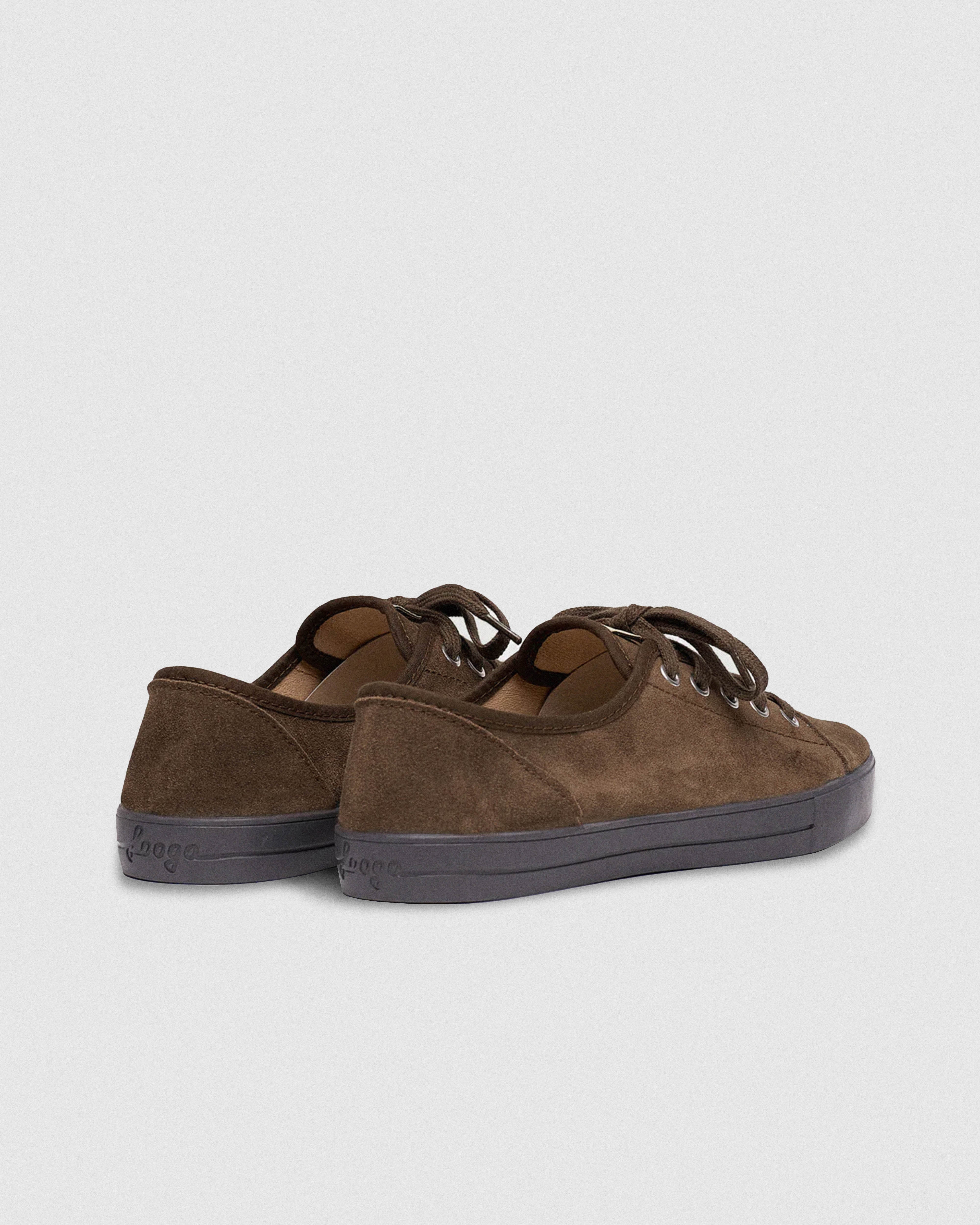 Zapatillas FoogaPlan ONE Military vista trasera - Calzado sostenible fabricado en España