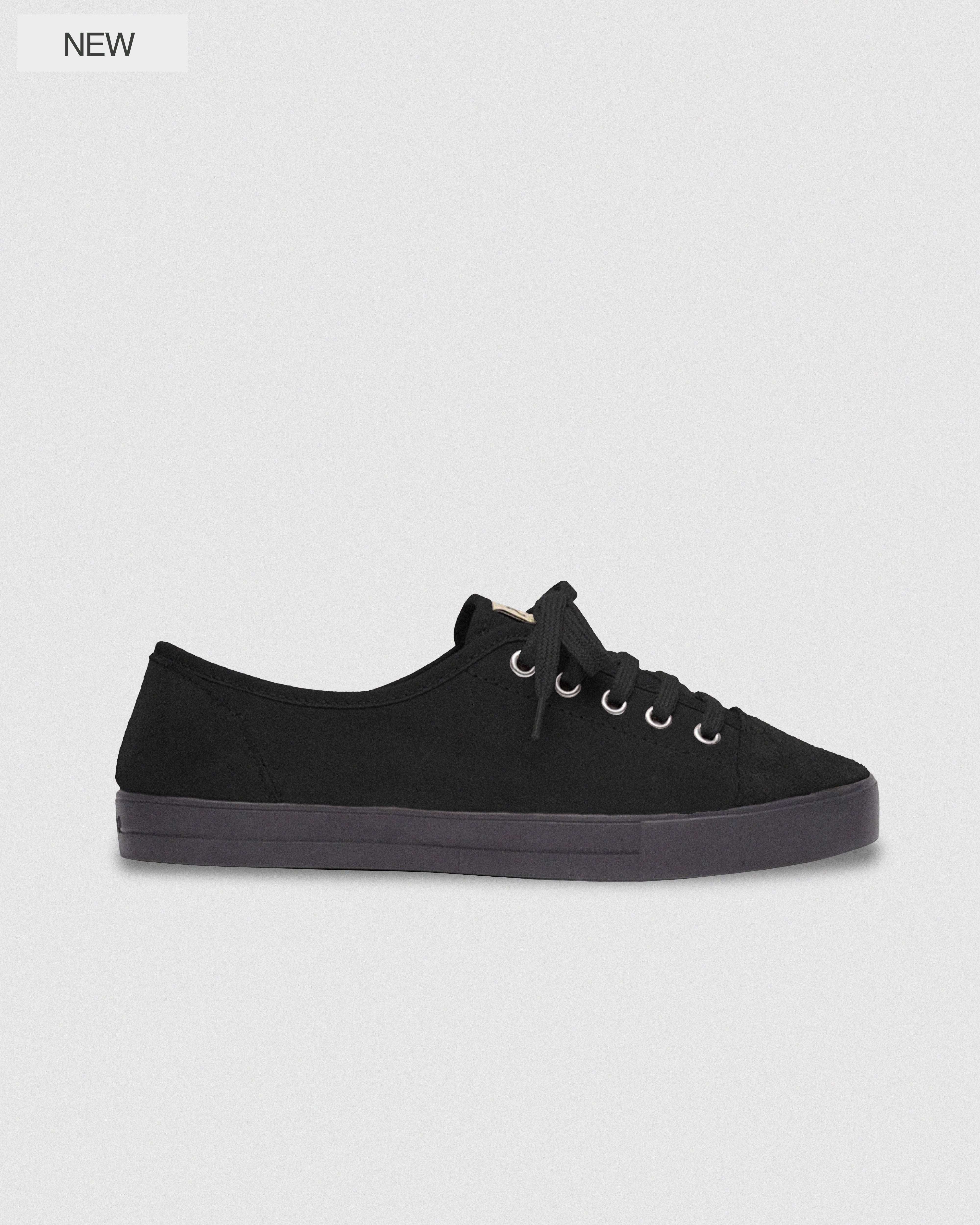 Zapatillas ONE All Black premium - Vista lateral - FoogaPlan - Made in Spain