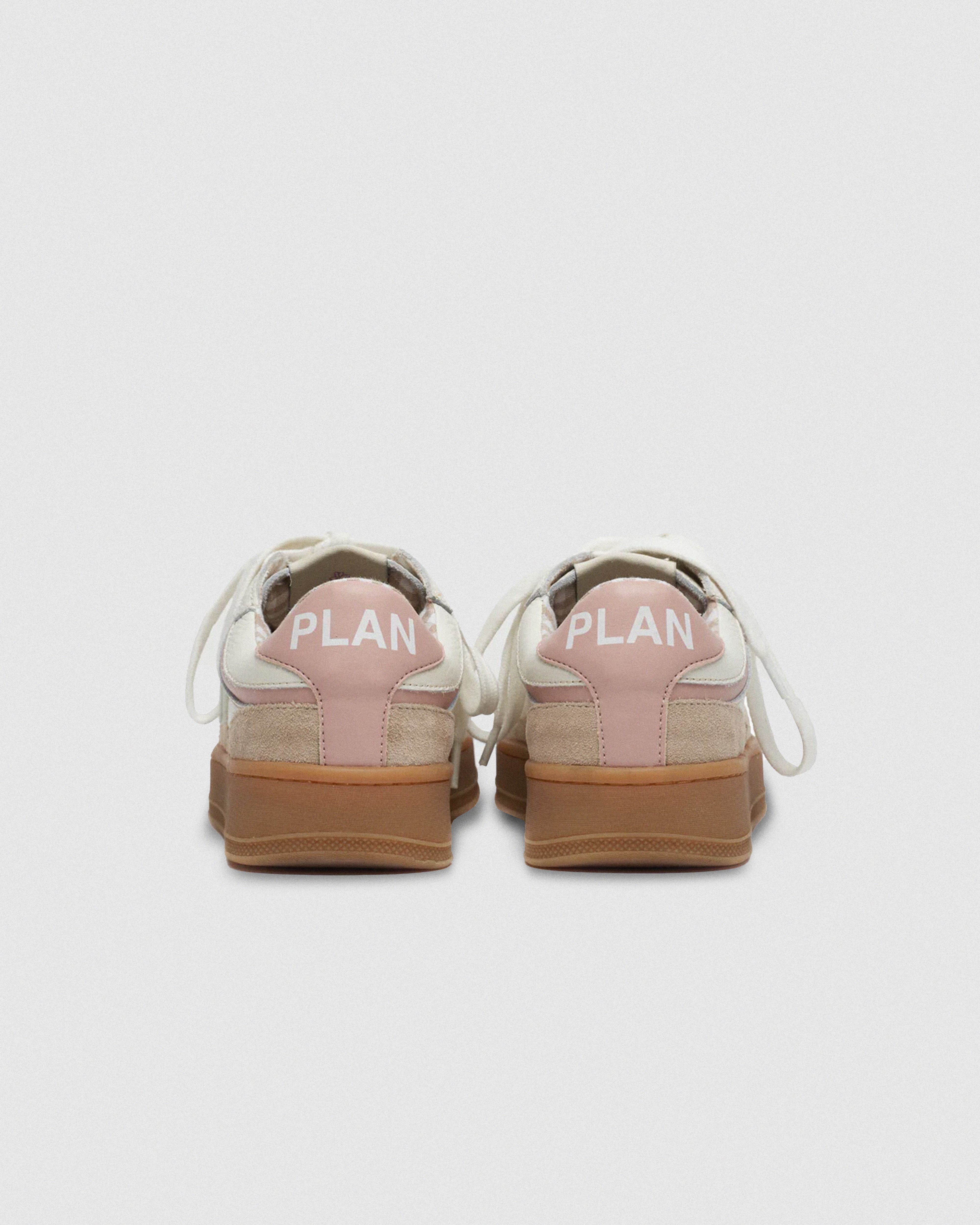 Zapatillas VICHY Rose colaboración FoogaPlan Petite Mafalda - Detalle lateral acabados premium