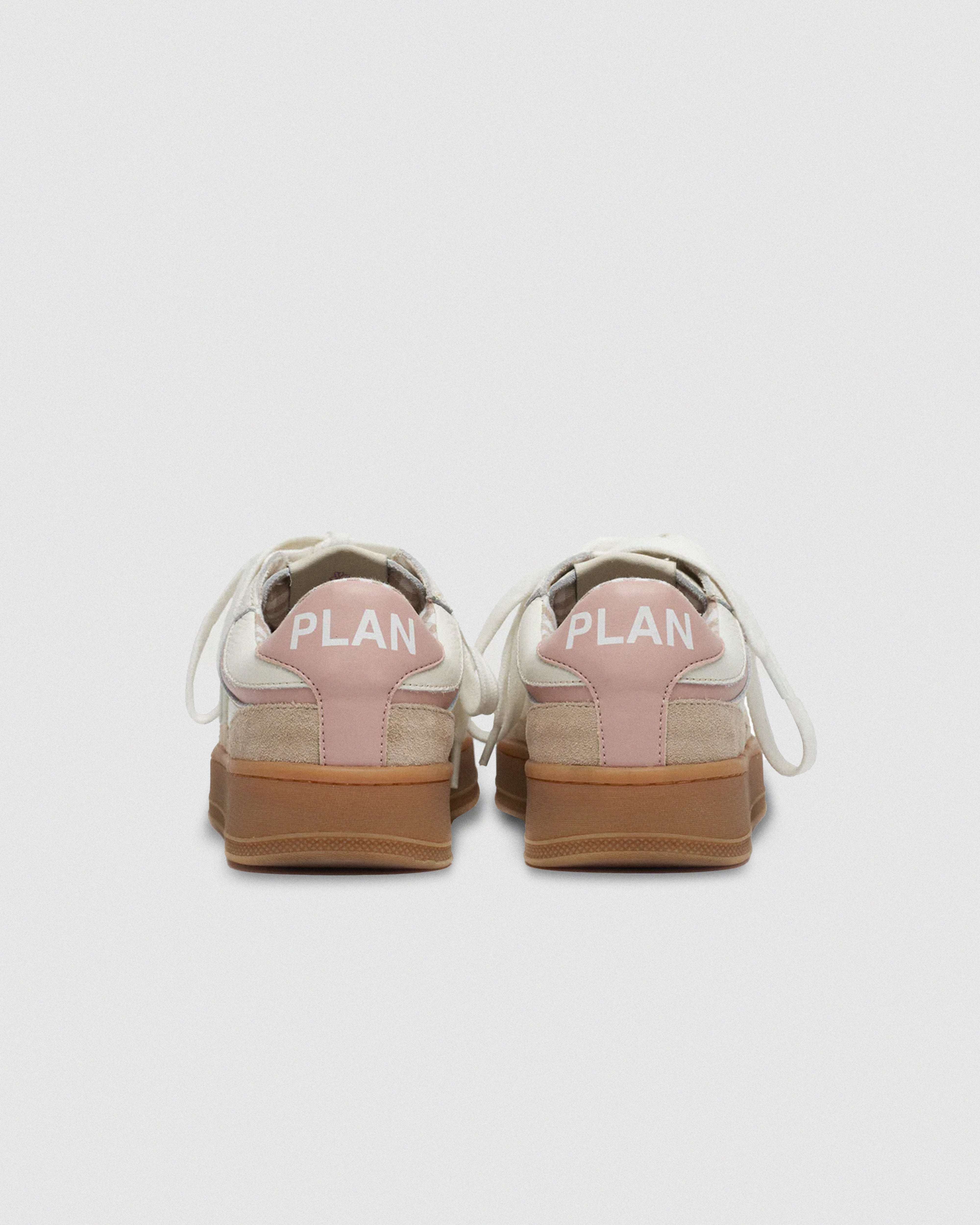 Zapatillas VICHY Rose colaboración FoogaPlan Petite Mafalda - Detalle lateral acabados premium