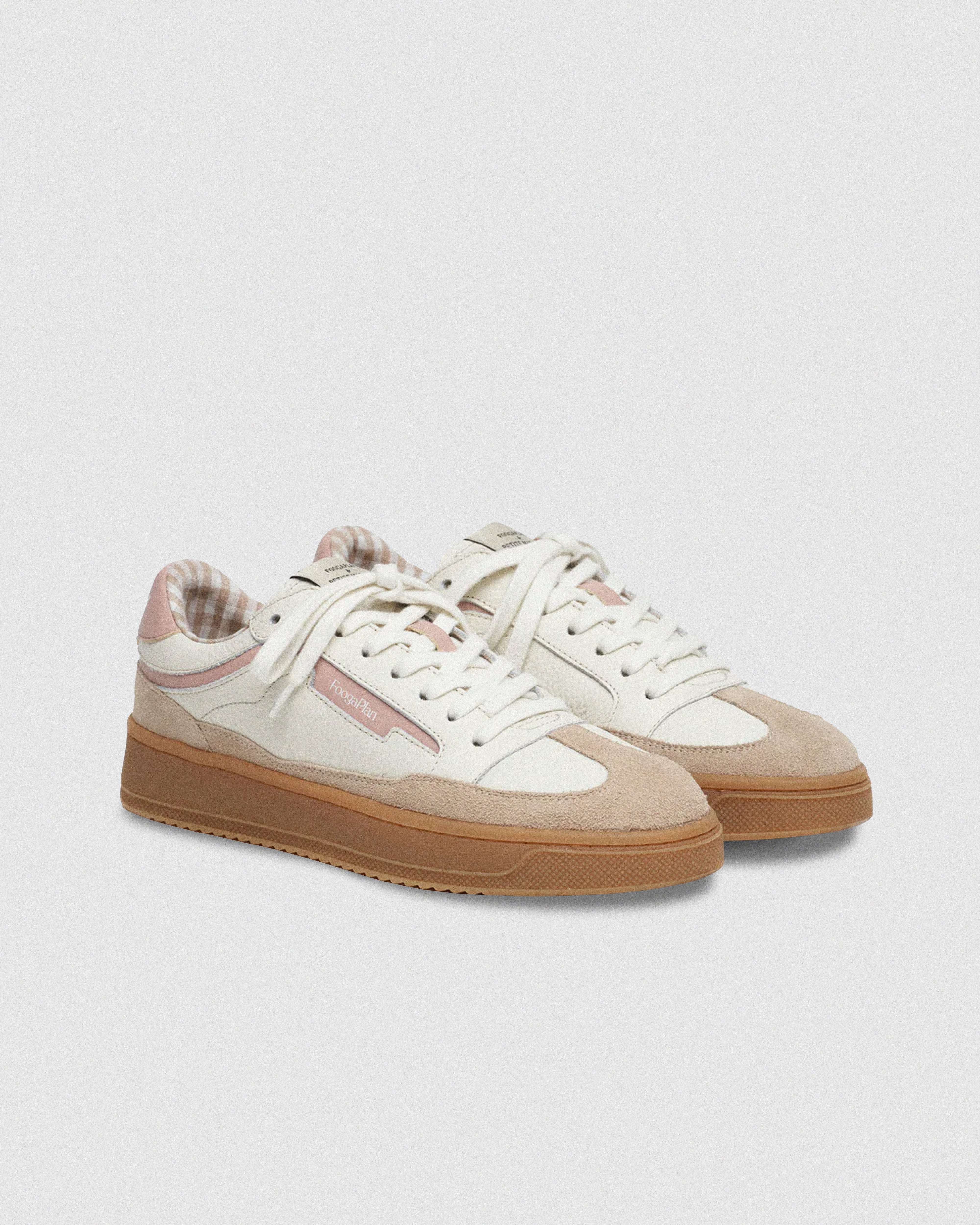 Zapatillas VICHY Rose edición limitada made in Spain - Vista completa calzado artesanal