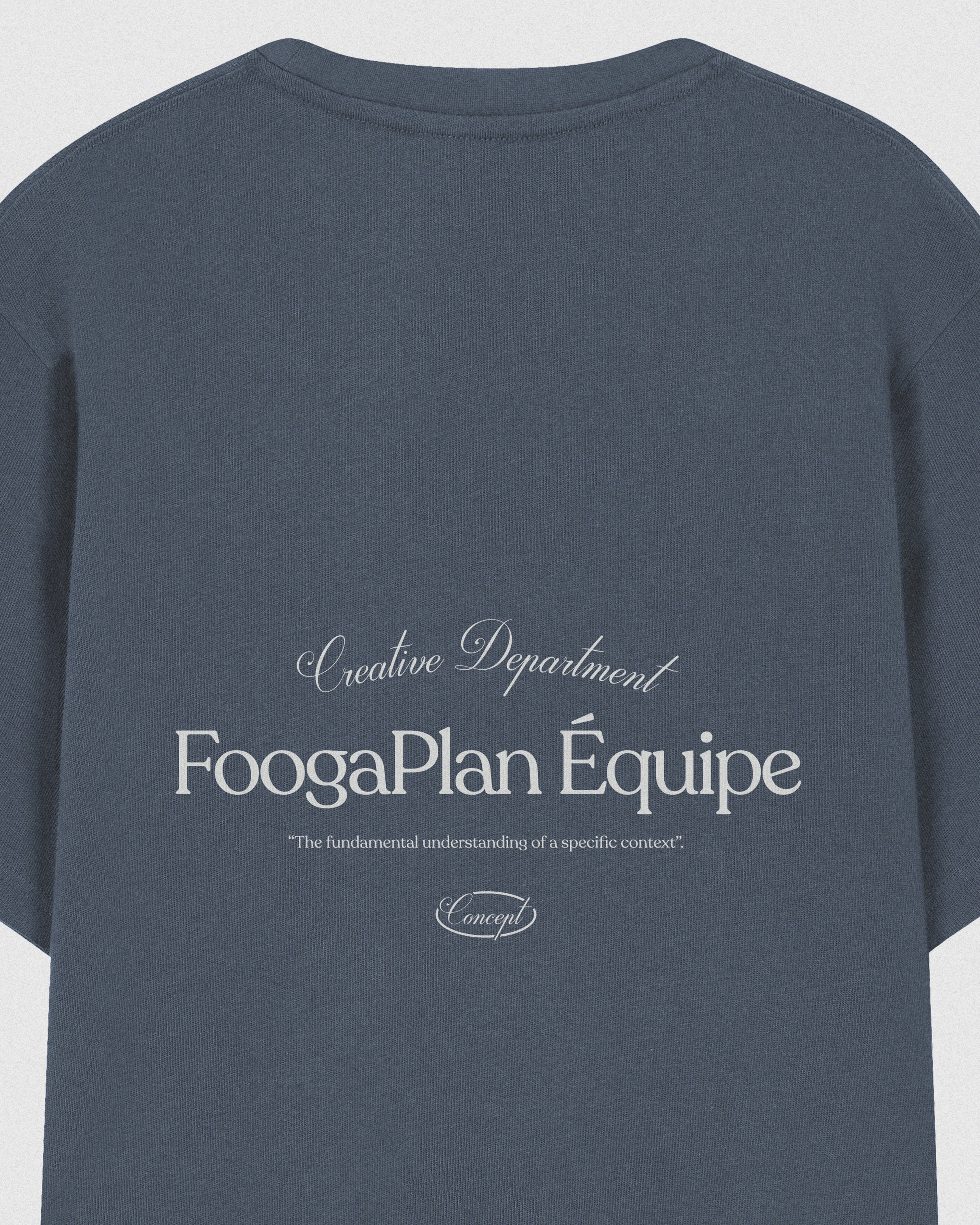 Camiseta Equipe FoogaPlan gris moda relaxed fit