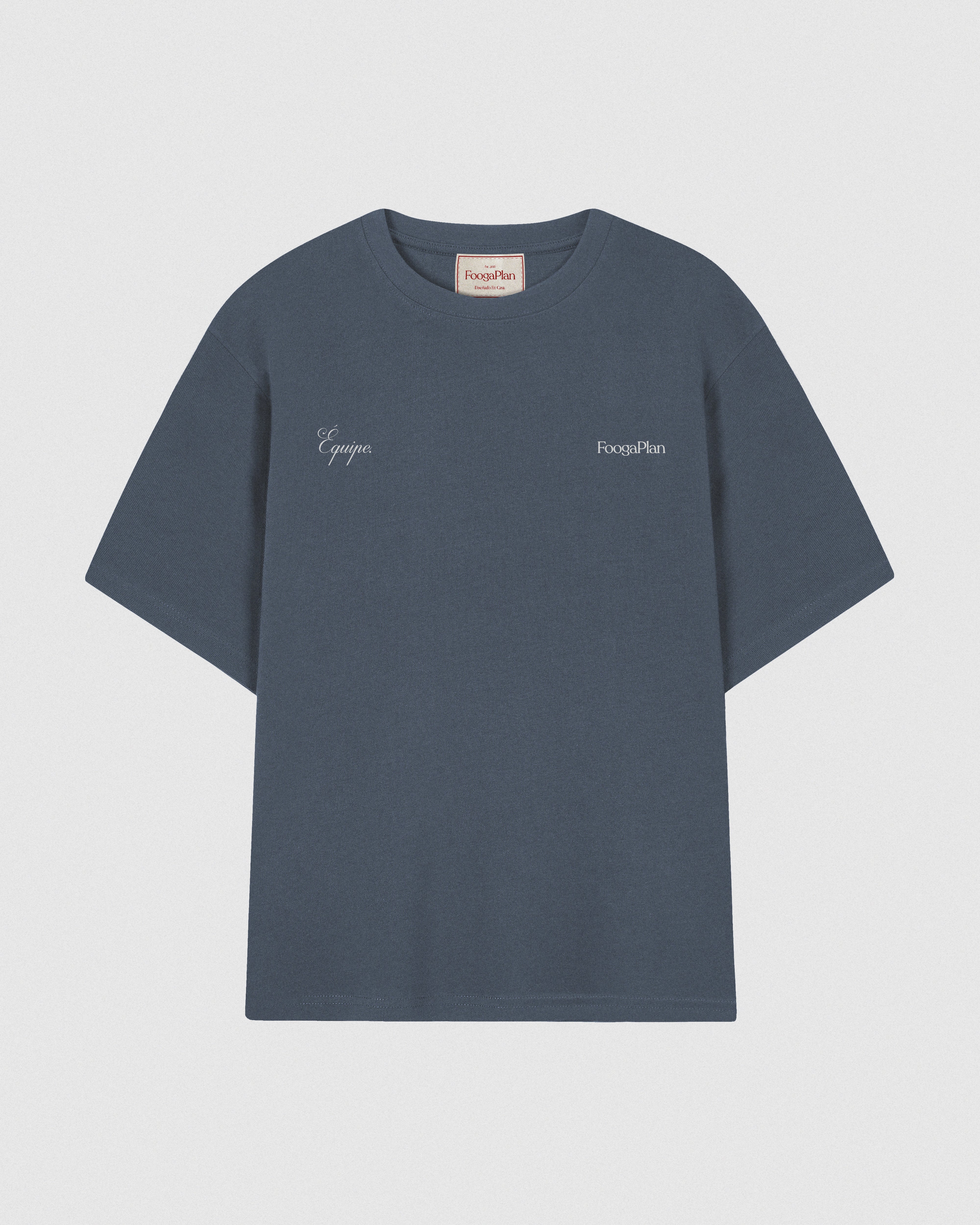 Camiseta Equipe FoogaPlan gris moda relaxed fit