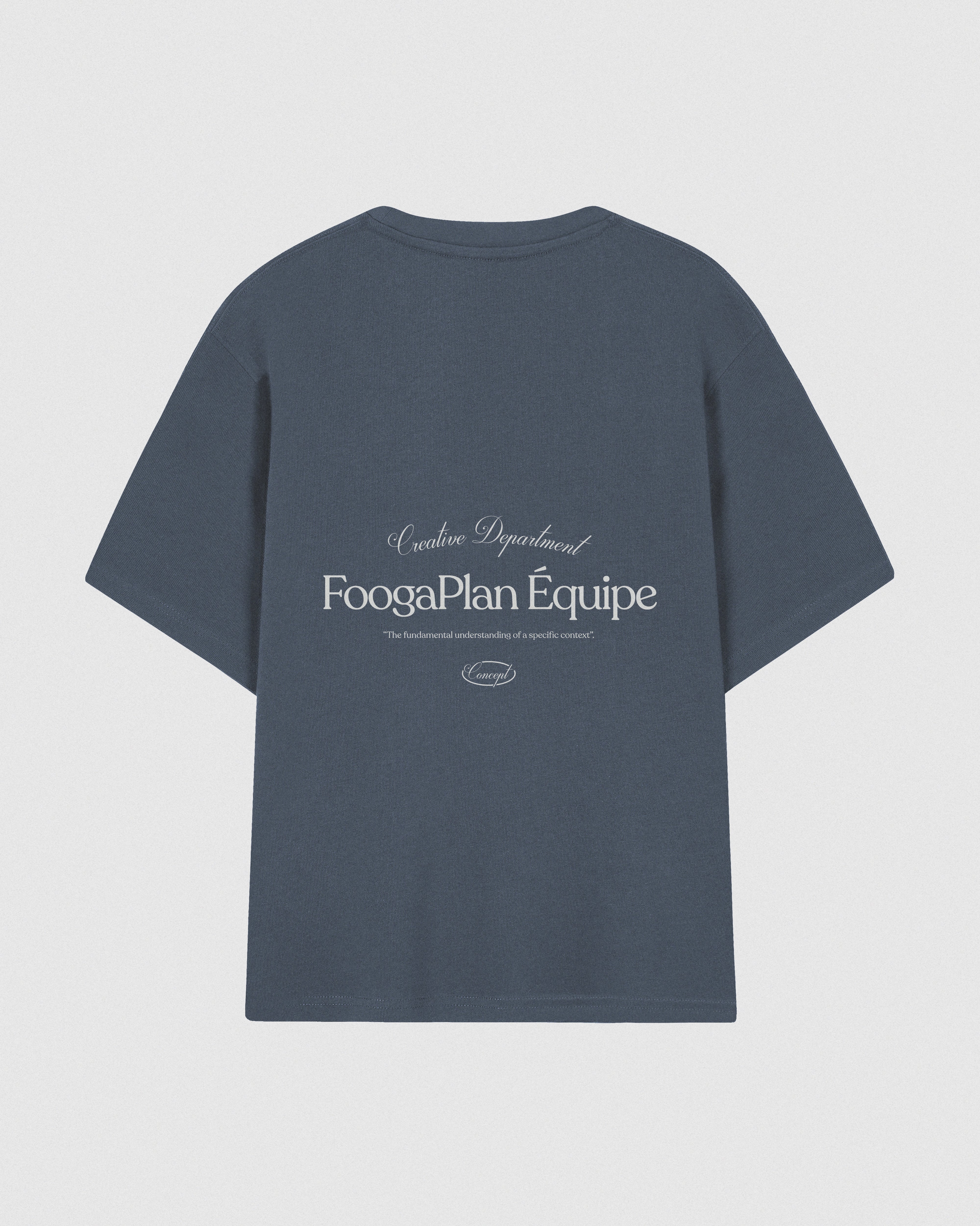Camiseta Equipe FoogaPlan gris moda relaxed fit