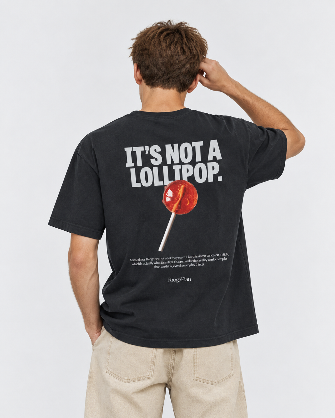 Camiseta Lollipop FoogaPlan azul marino - modelo