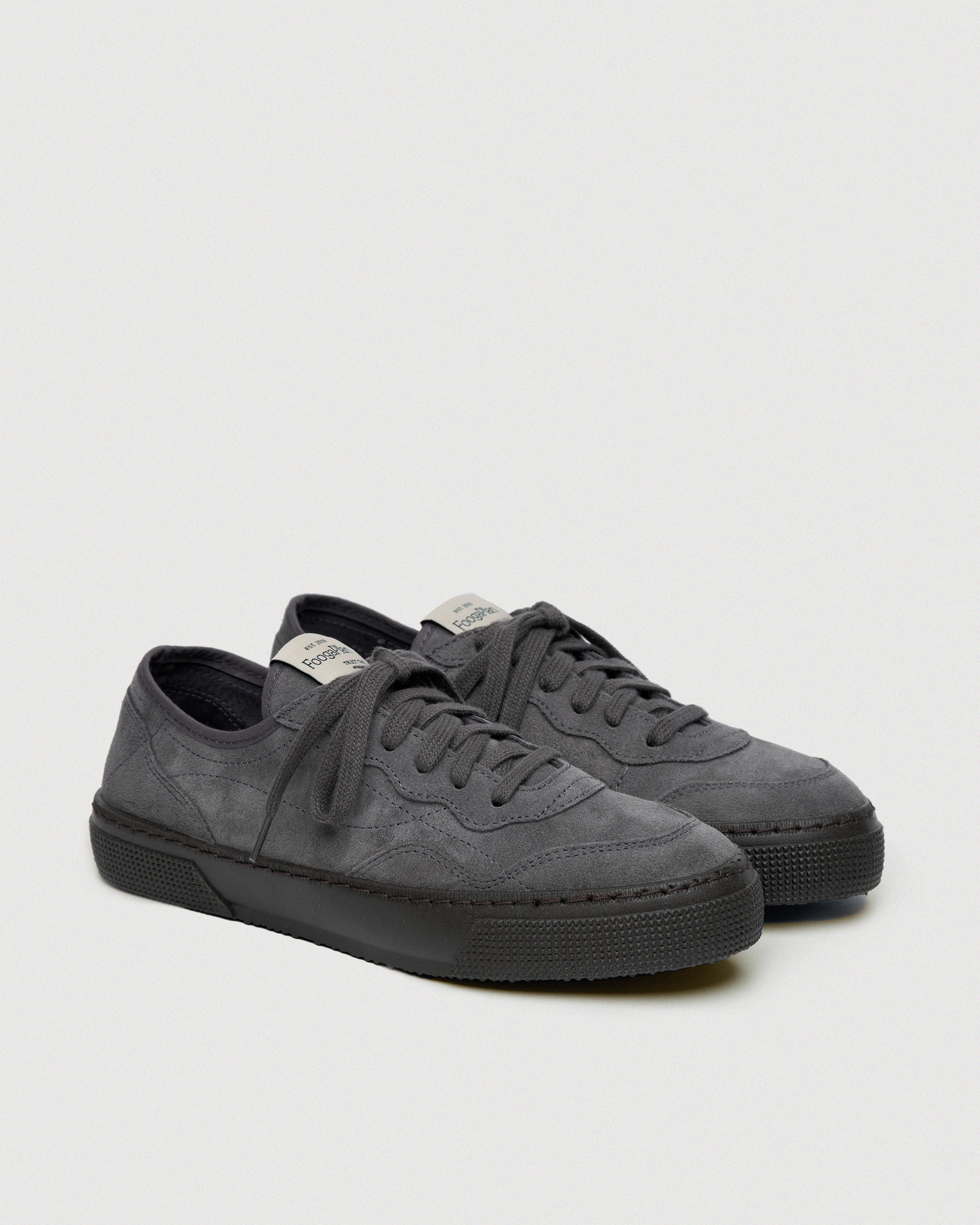 zapatilla sneaker gris unisex serraje suela goma foogaplan