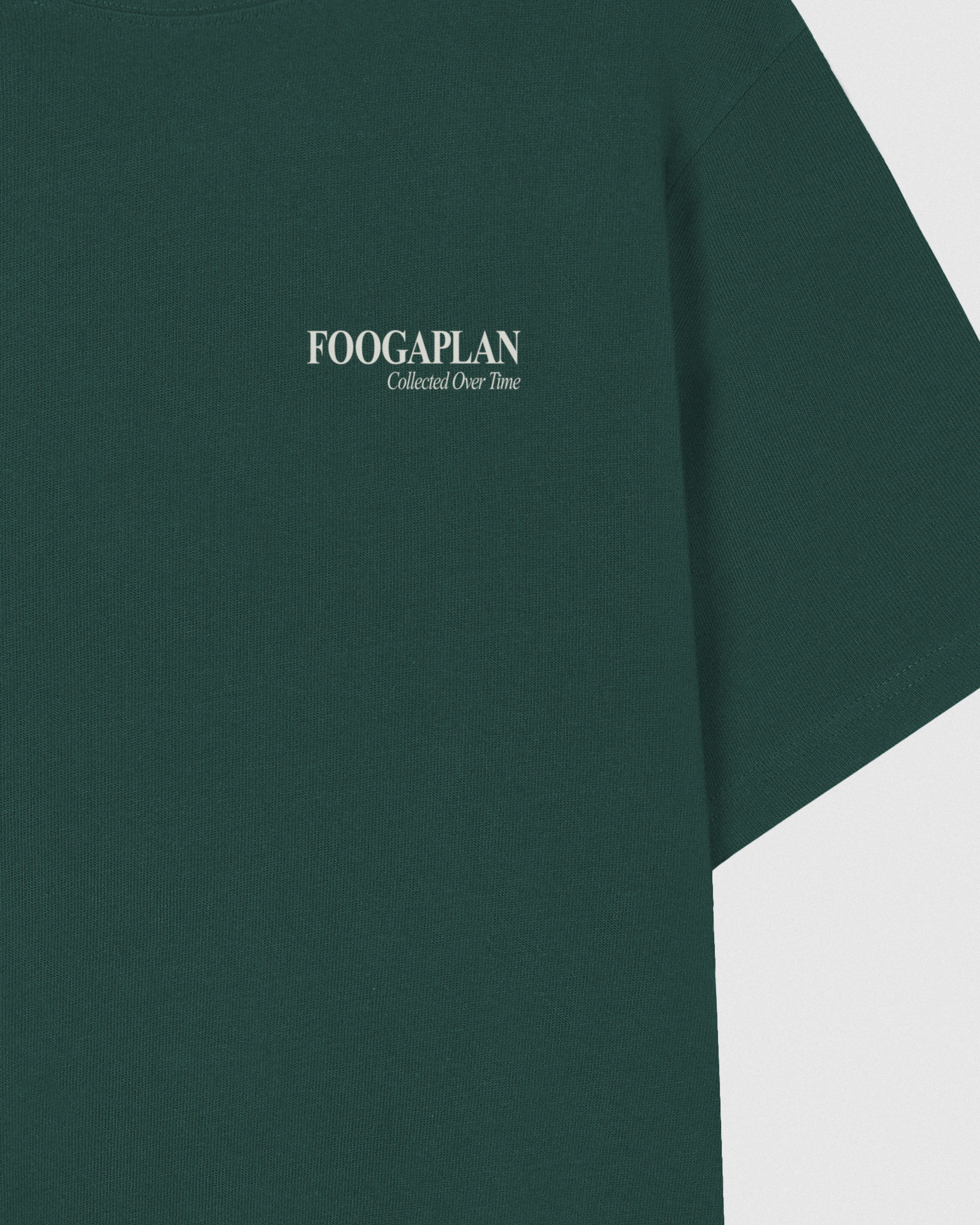 Camiseta Archive Green FoogaPlan - vista detalle print delantero