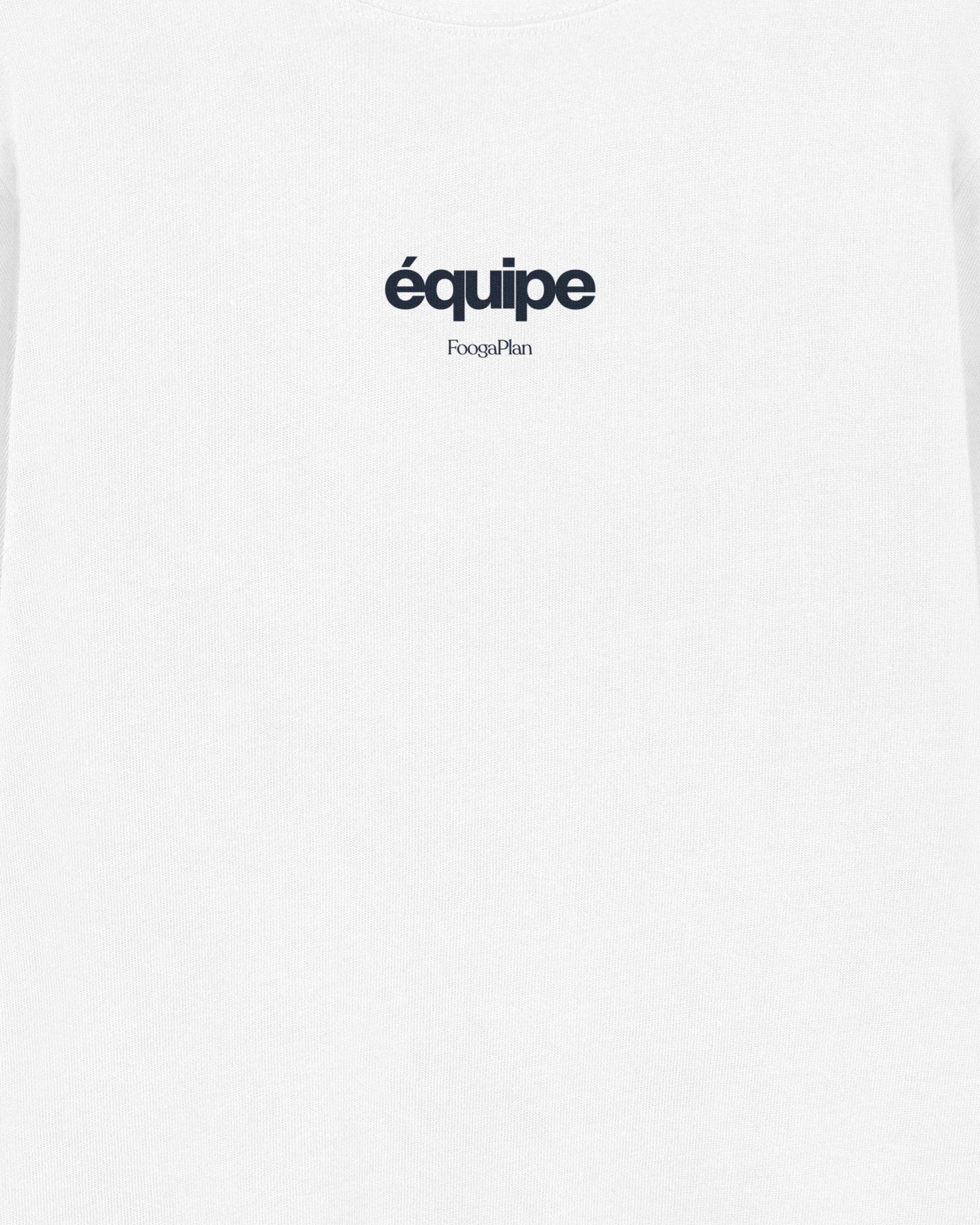 Camiseta First Rule blanco FoogaPlan - vista detalle frontal