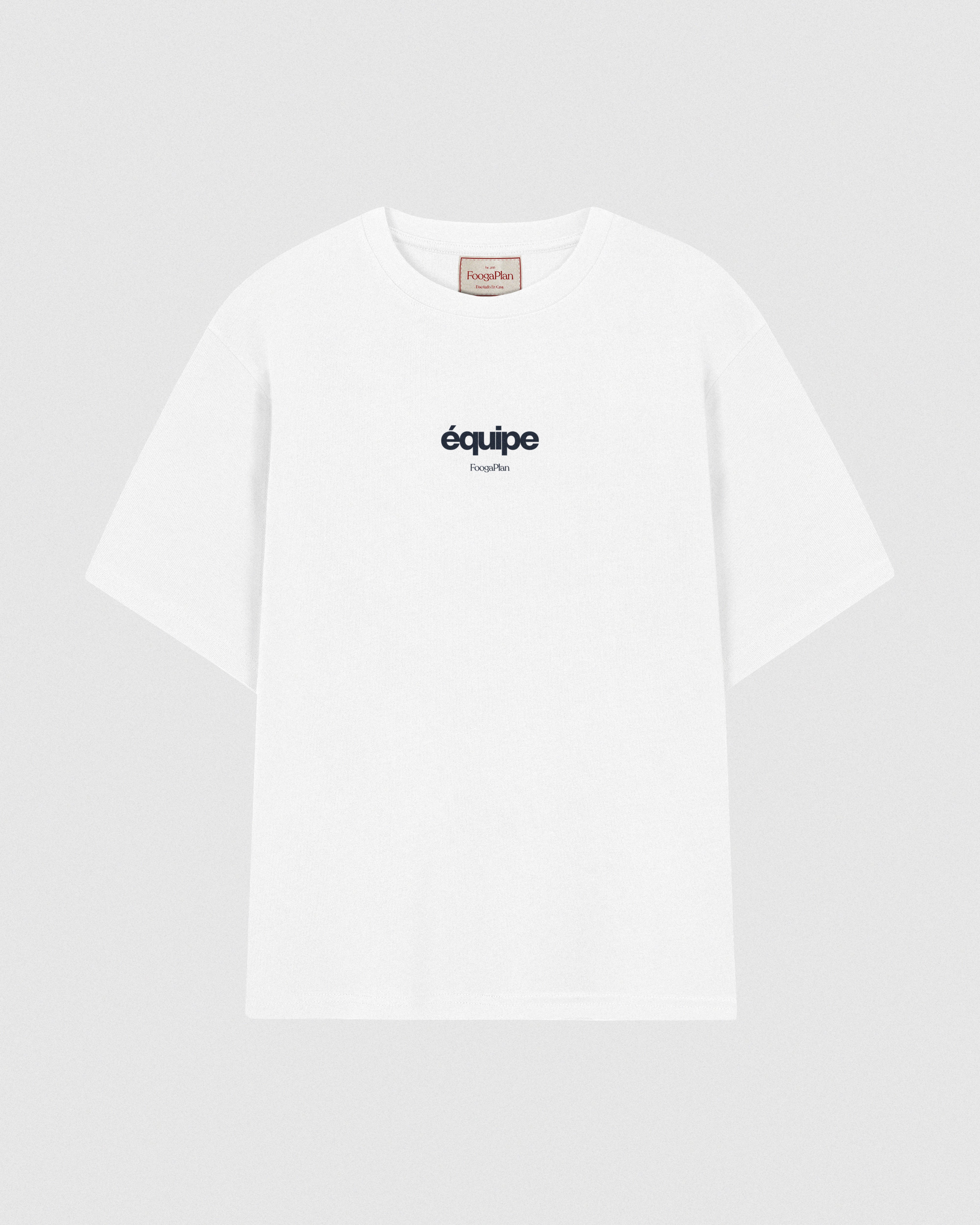 Camiseta First Rule blanco FoogaPlan - vista frontal