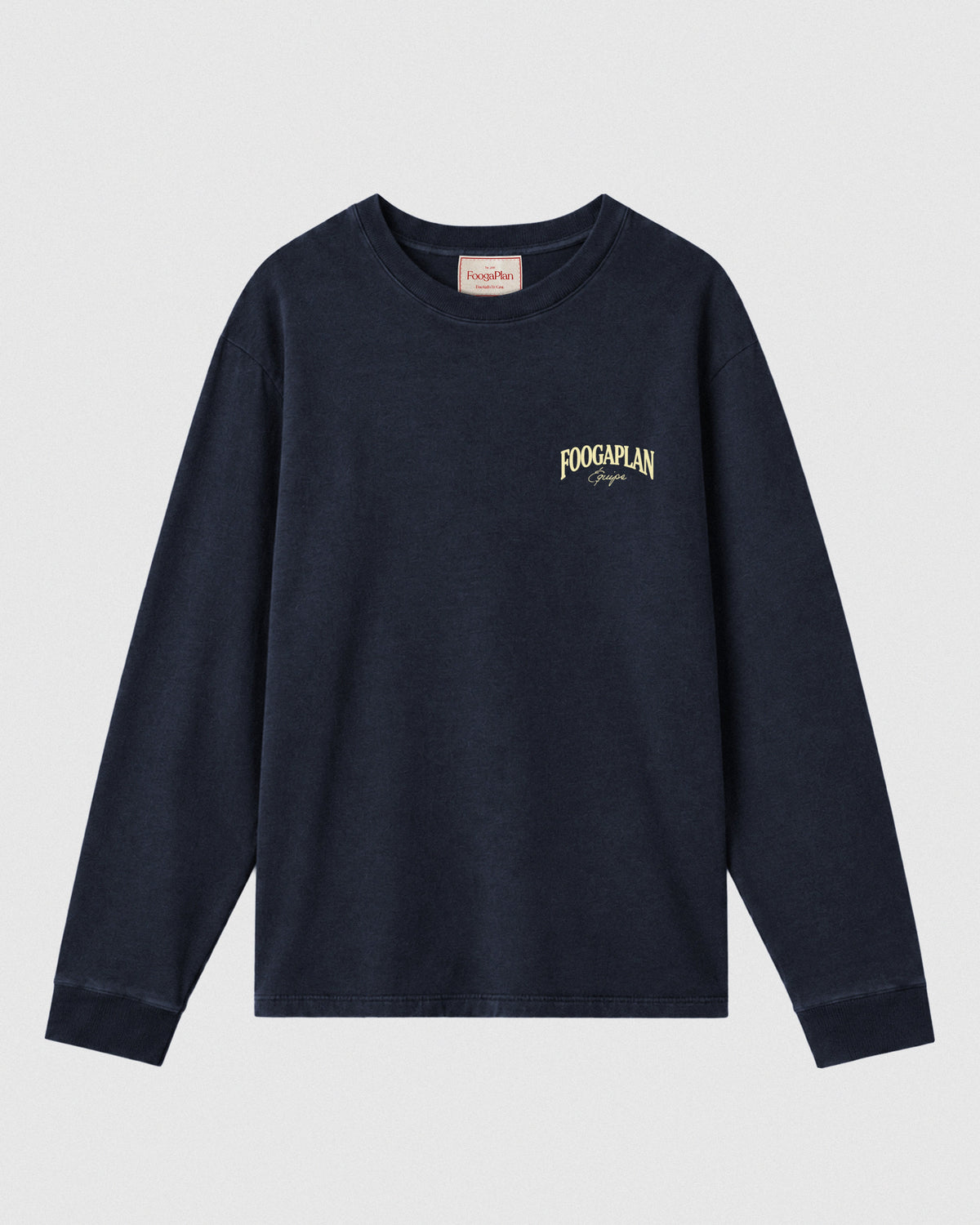 T-shirt Gum Long-Sleeve bleu marine FoogaPlan - vue de face