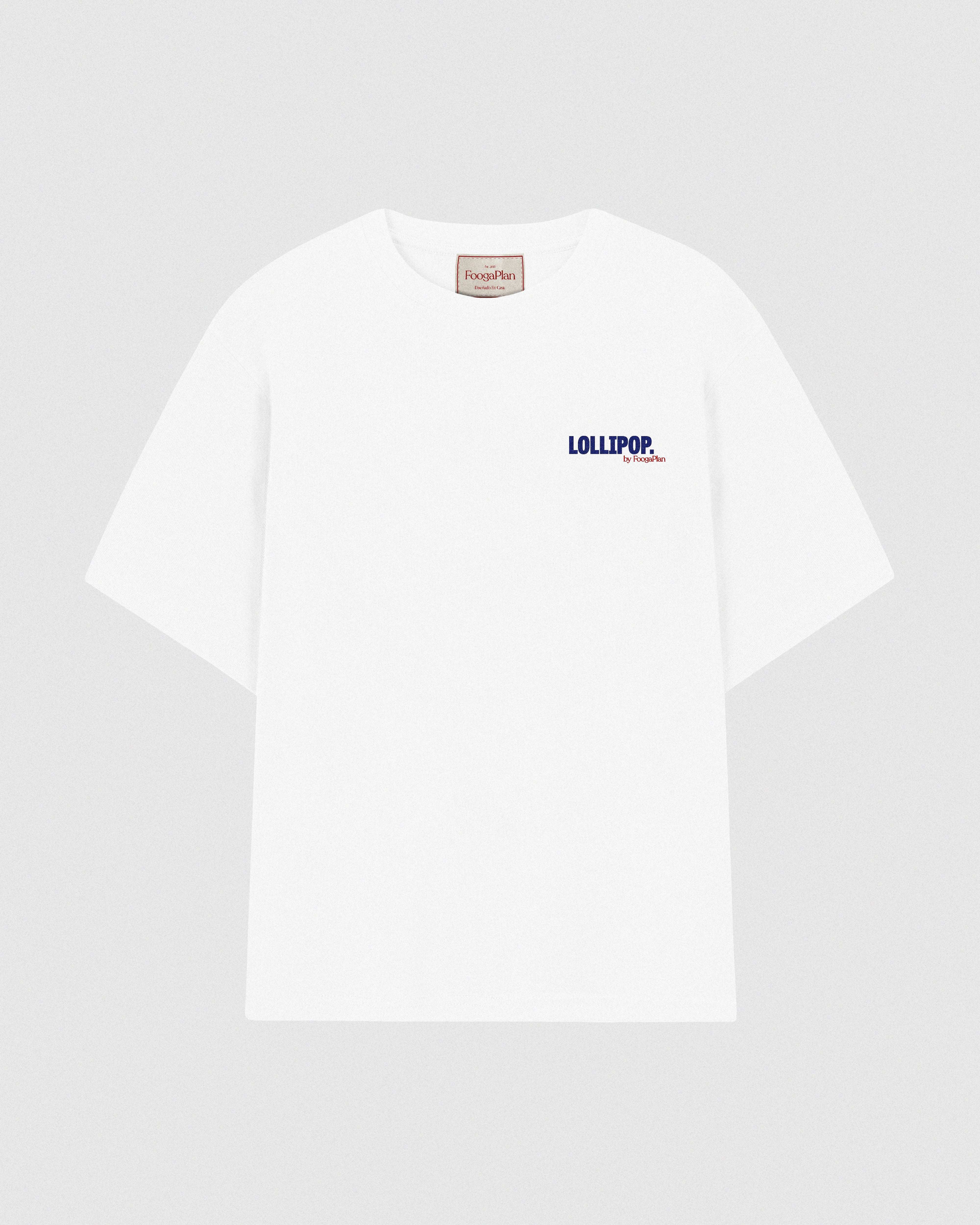 Camiseta Lollipop FoogaPlan - vista frontal relaxed fit algodón premium