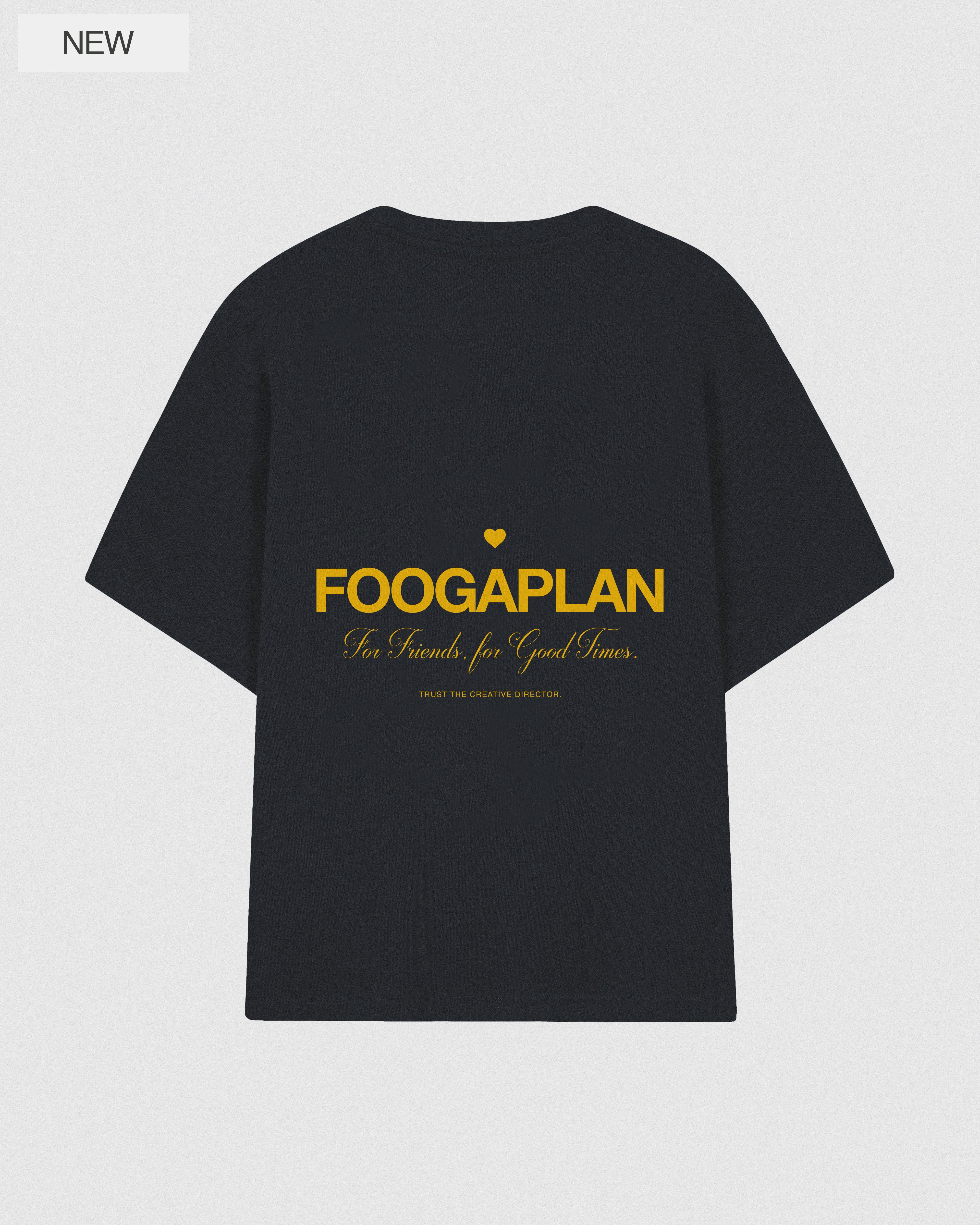 camiseta manga corta azul marino navy serigrafía algodón foogaplan unisex 