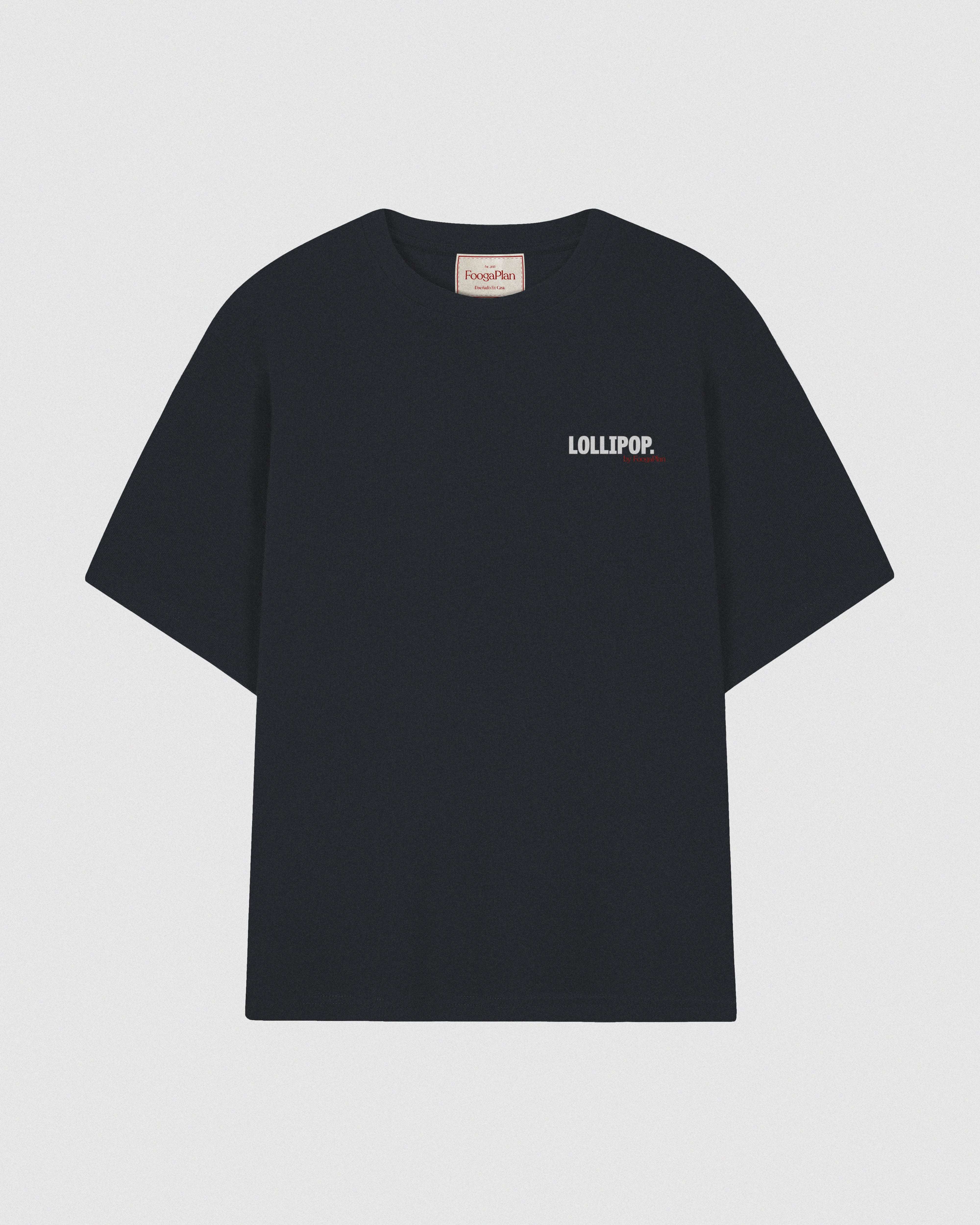 Camiseta Lollipop FoogaPlan - vista frontal relaxed fit algodón premium