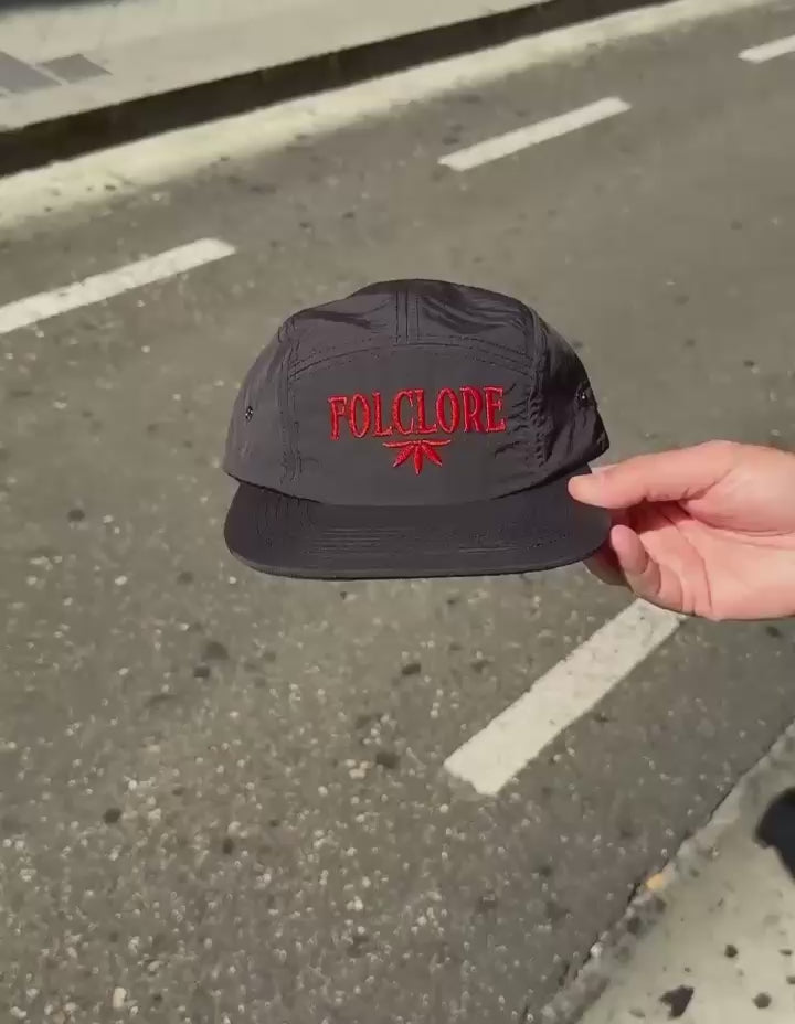 Gorra negra nylon edición limitada FoogaPlan x Folclore