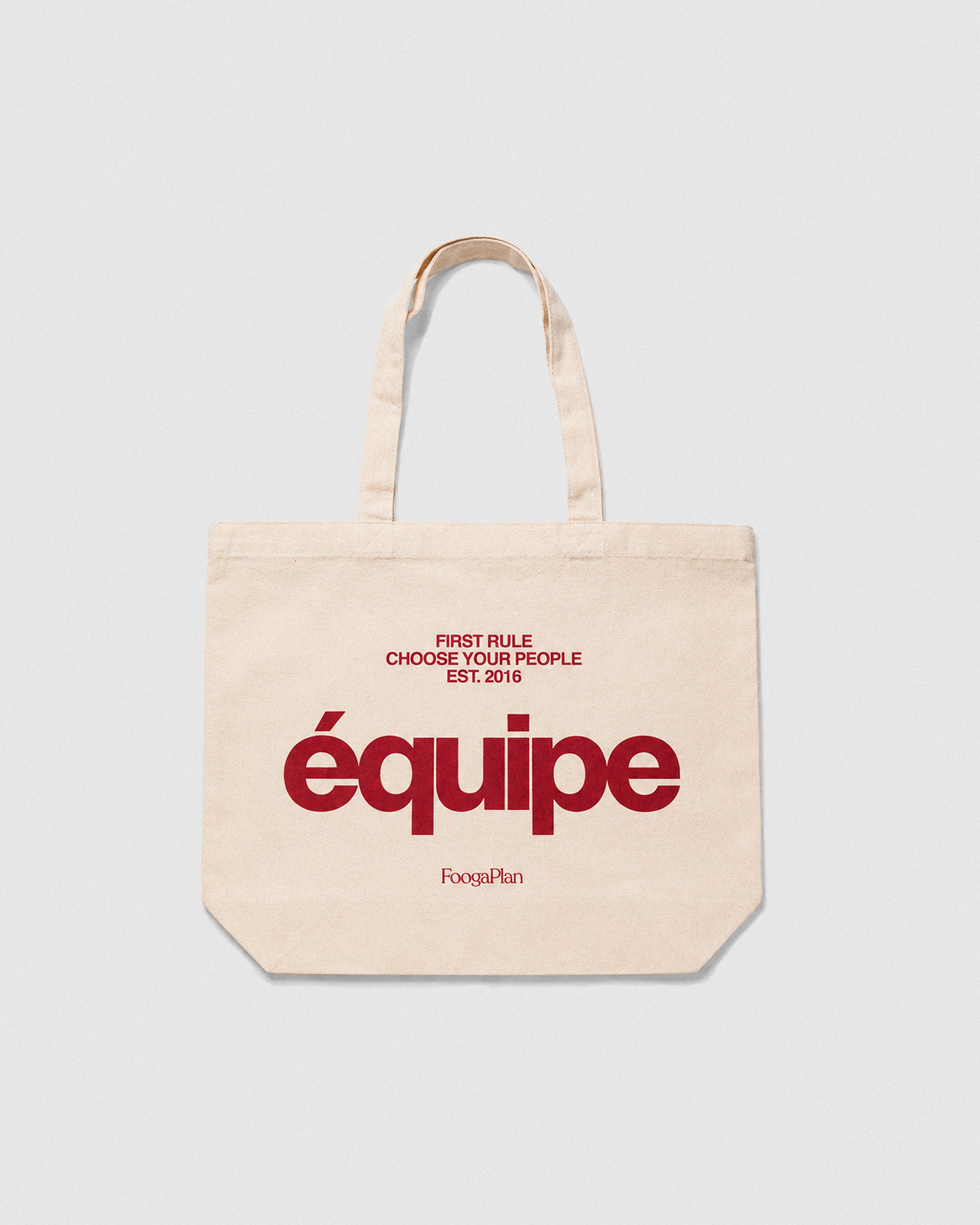 tote bag beige equipe