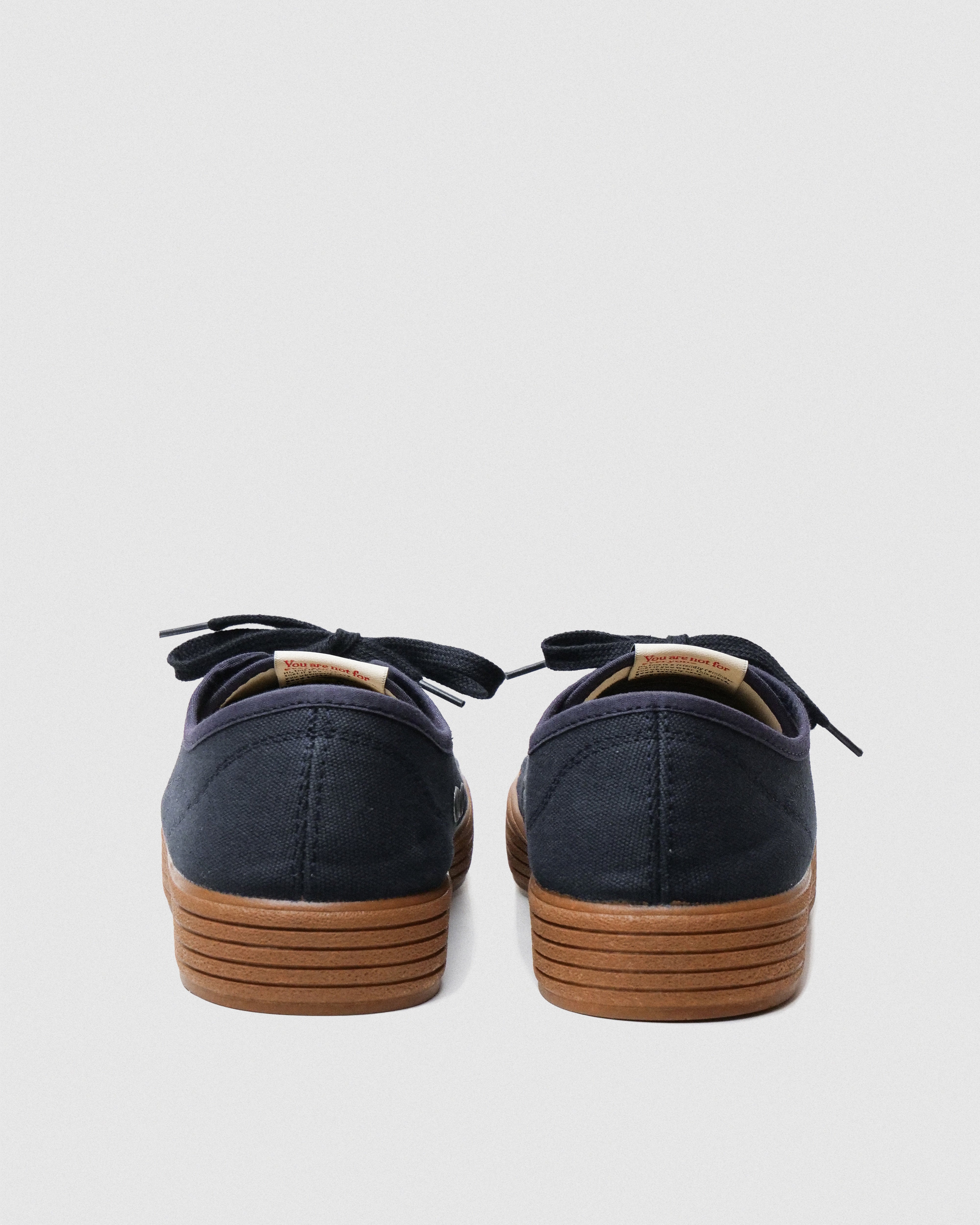 Zapatillas CHUCK Nautic navy loneta vista trasera - sneakers hechas en España FoogaPlan
