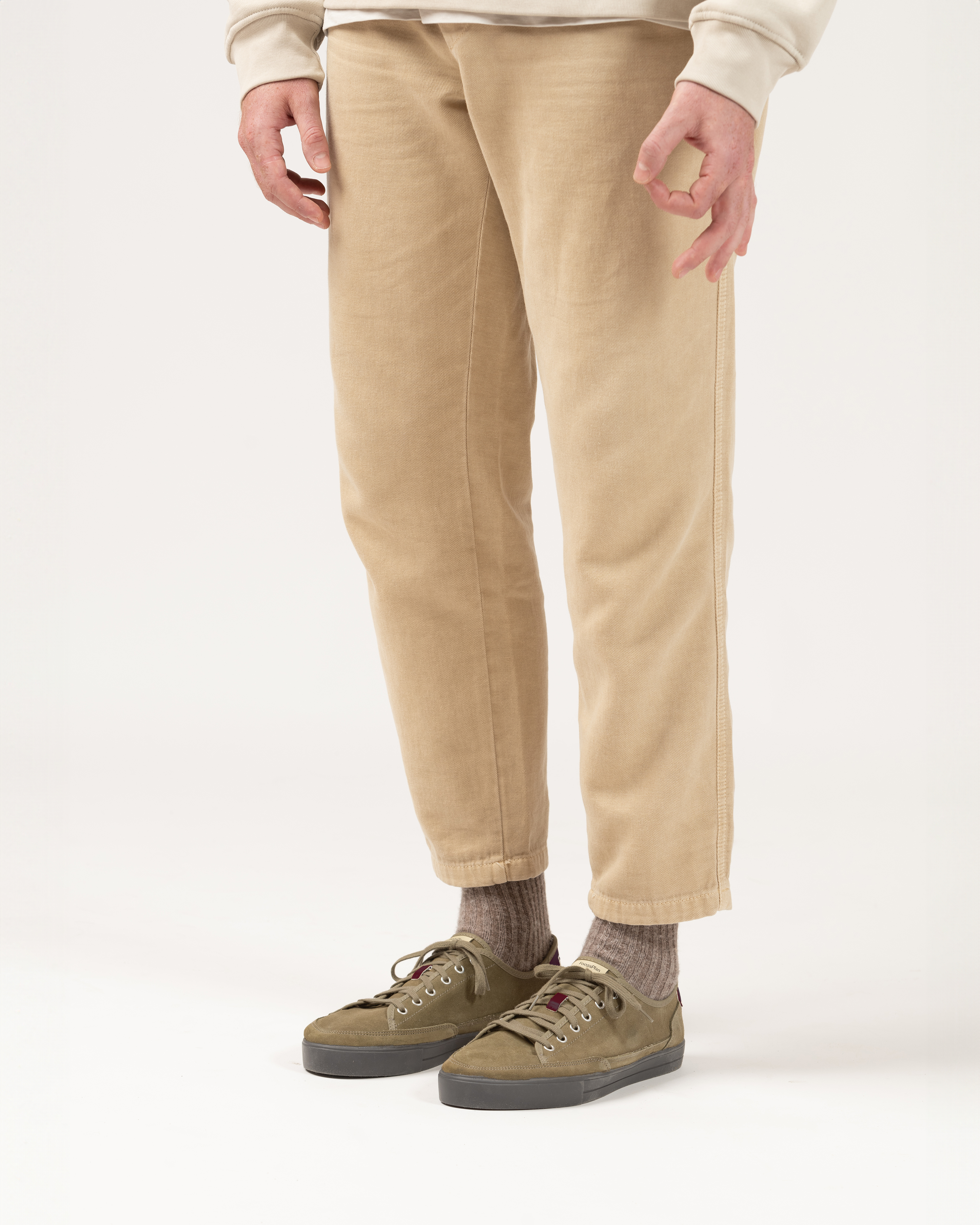 Zapatillas ICON Golf - Look completo streetwear frontal