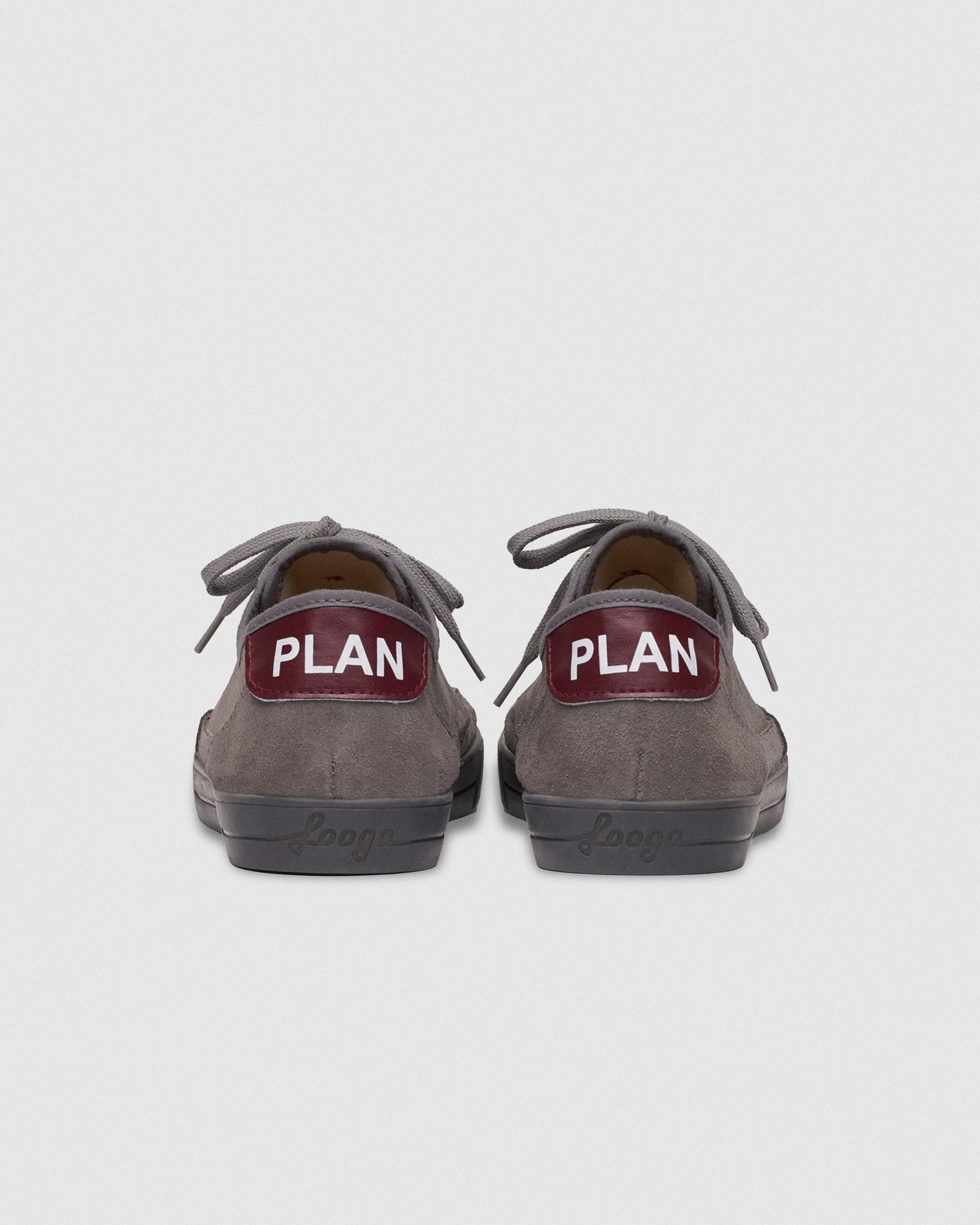 Zapatillas ICON Smoke de FoogaPlan vista trasera detalle talón